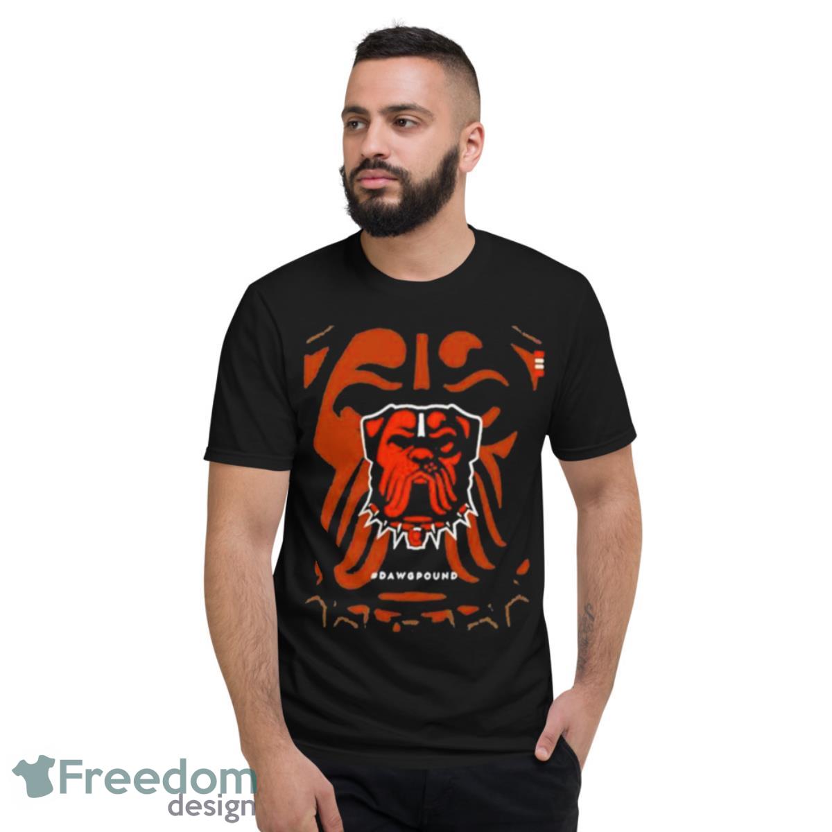 Cleveland Browns Dawg Pound New Dog Logo T Shirt - Short Sleeve T-Shirt