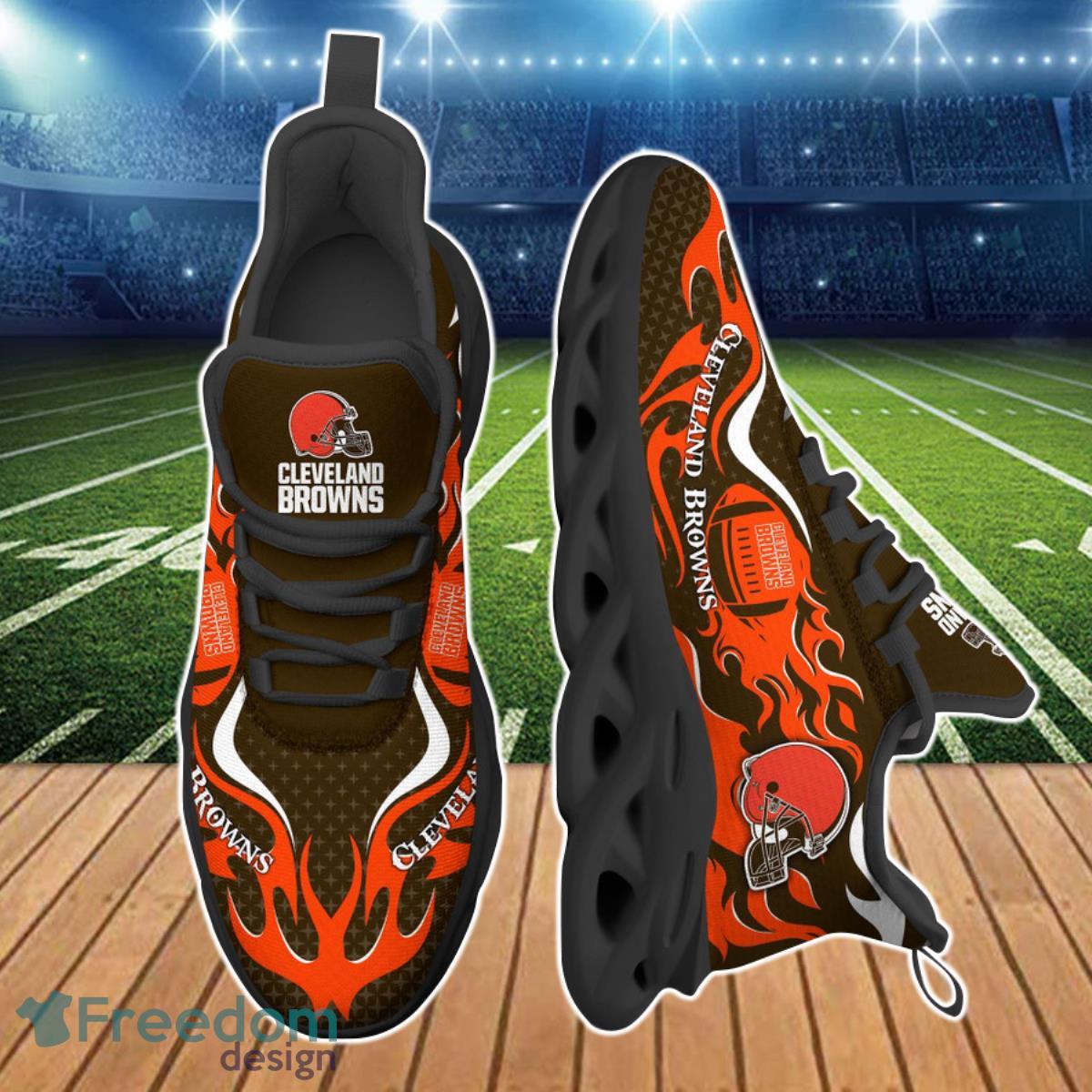 Cleveland Browns NFL Clunky Max Soul Shoes - Freedomdesign
