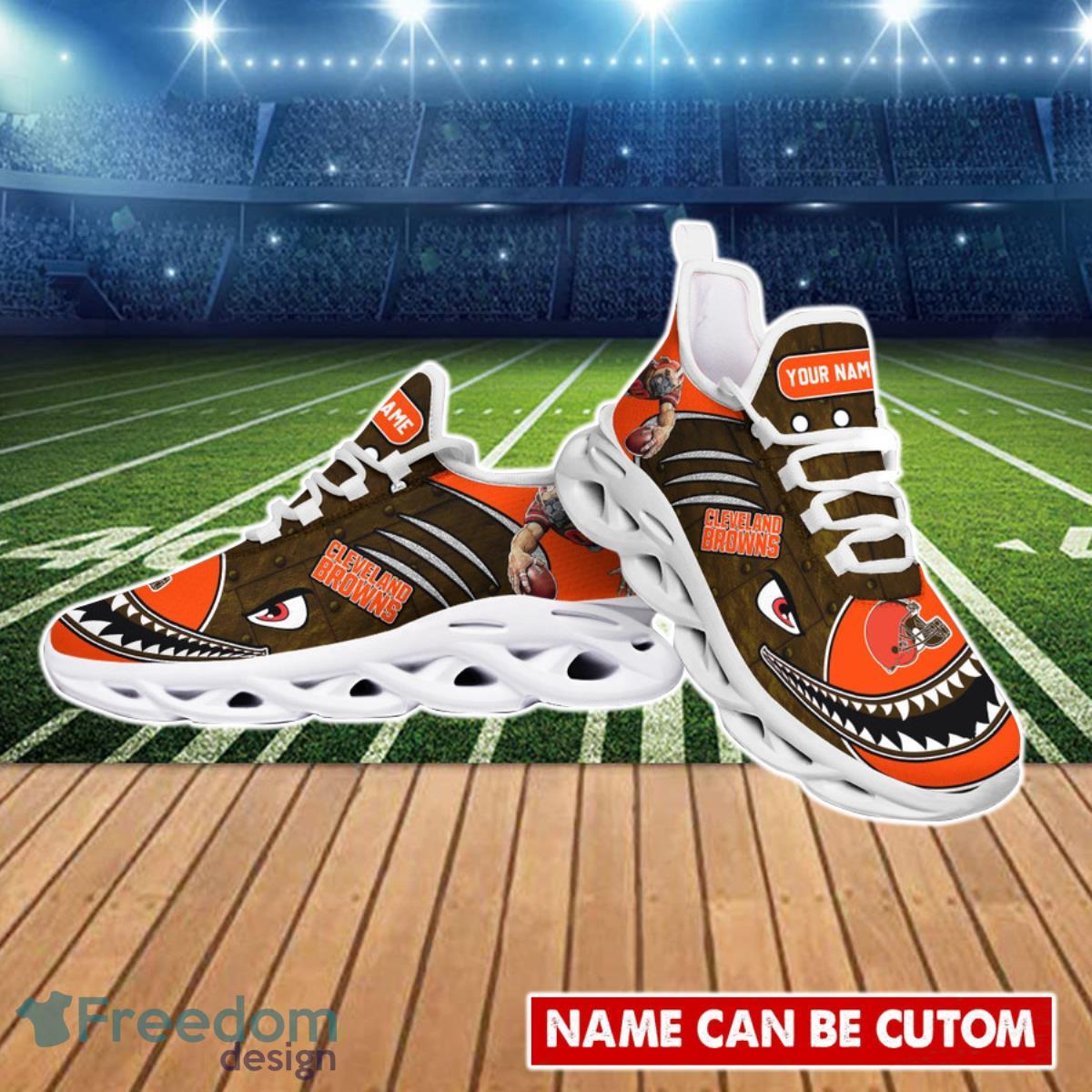 Cleveland Browns Best Gift For NFL Fans Max Soul Shoes Custom Name