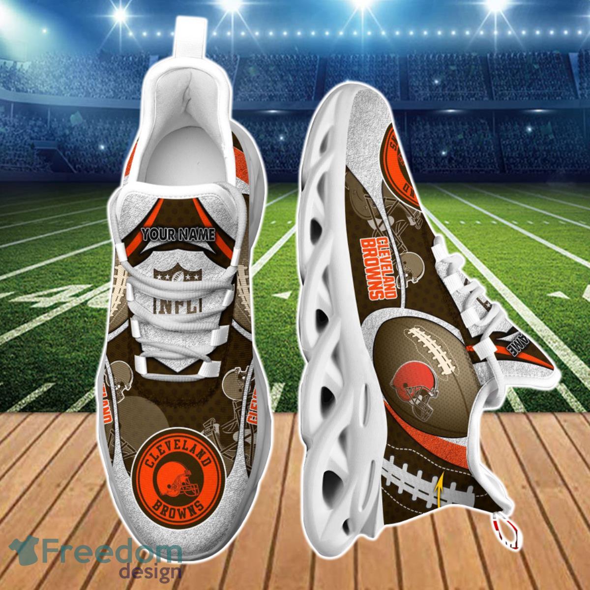 Cleveland Browns NFL Clunky Sneakers Custom Name Sport Max Soul Shoes For  Fan