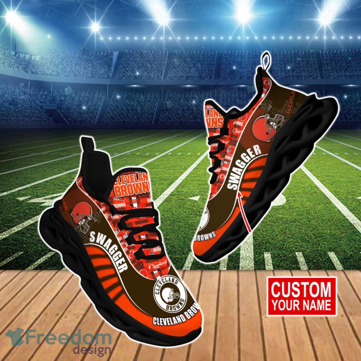 Cleveland Browns NFL Clunky Sneakers Max Soul Shoes - Growkoc