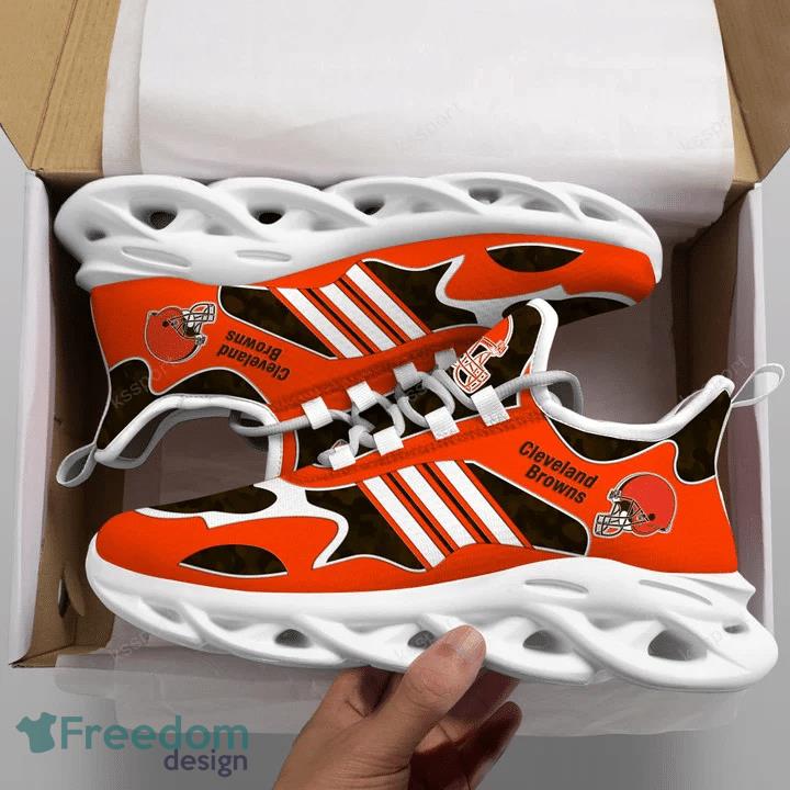 Cleveland Browns NFL Max Soul Shoes Camo Trend Men And Women For