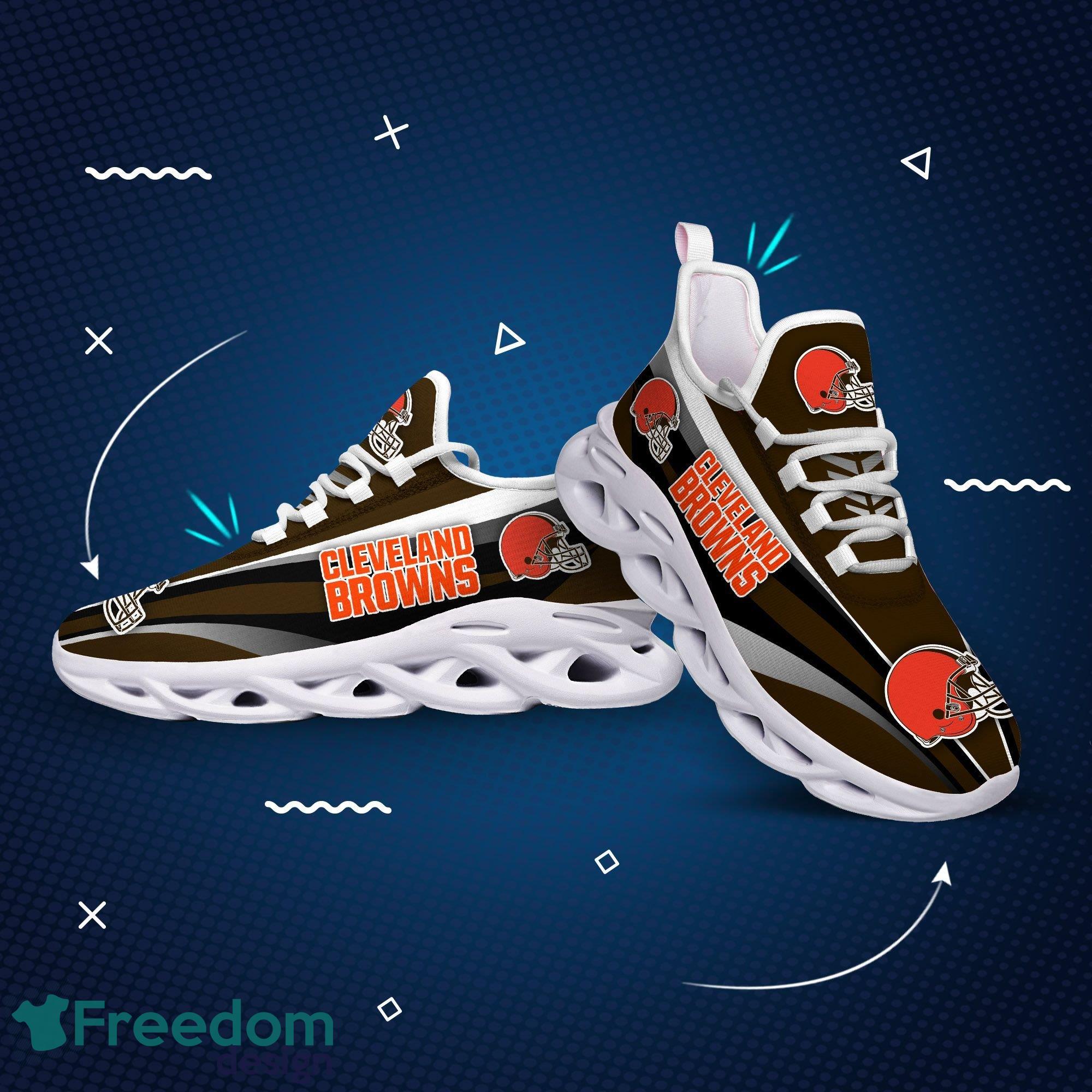 Cleveland Browns NFL Summer Sneaker Max Soul Shoes For Men, Women