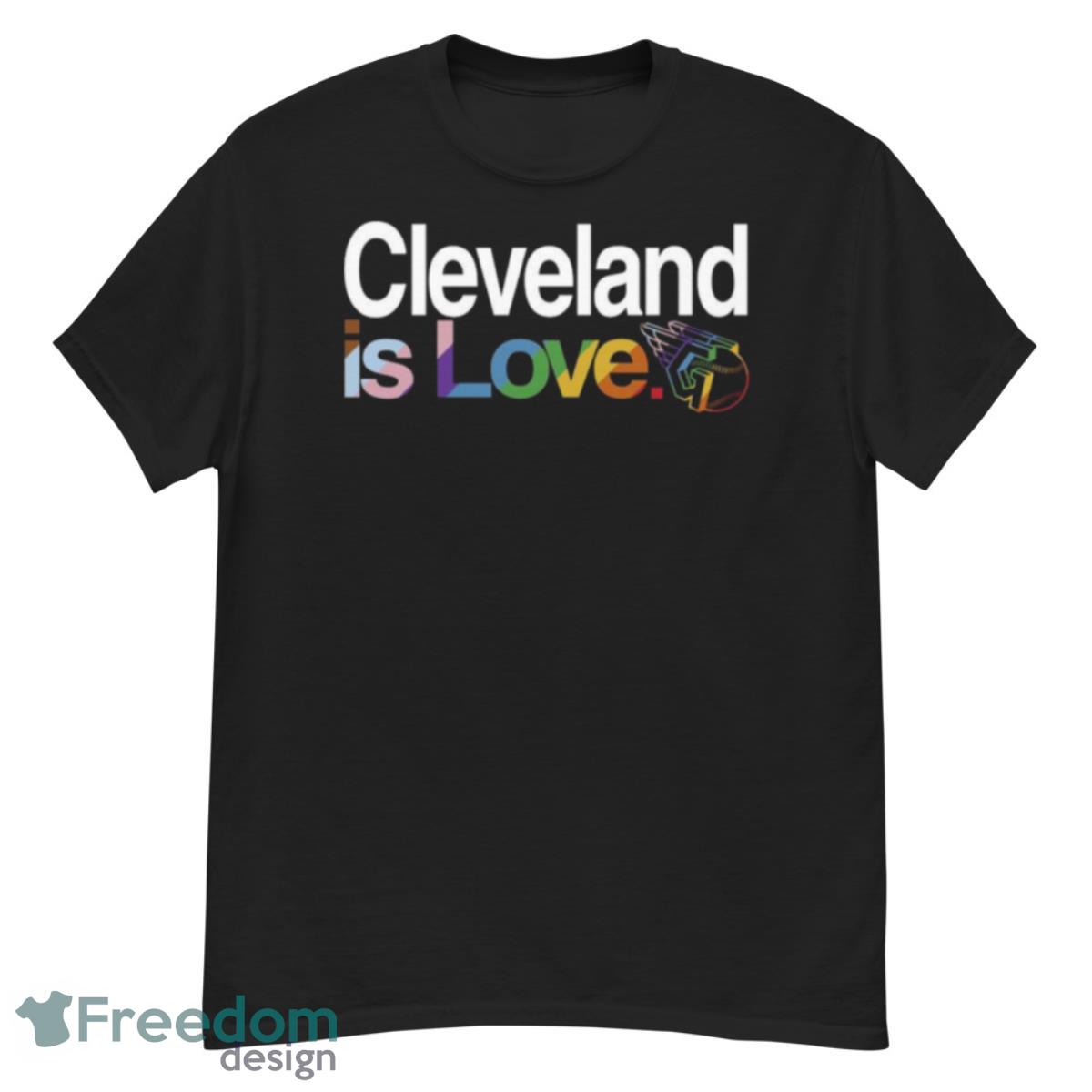 Cleveland Guardians Is Love Pride Shirt - G500 Men’s Classic T-Shirt