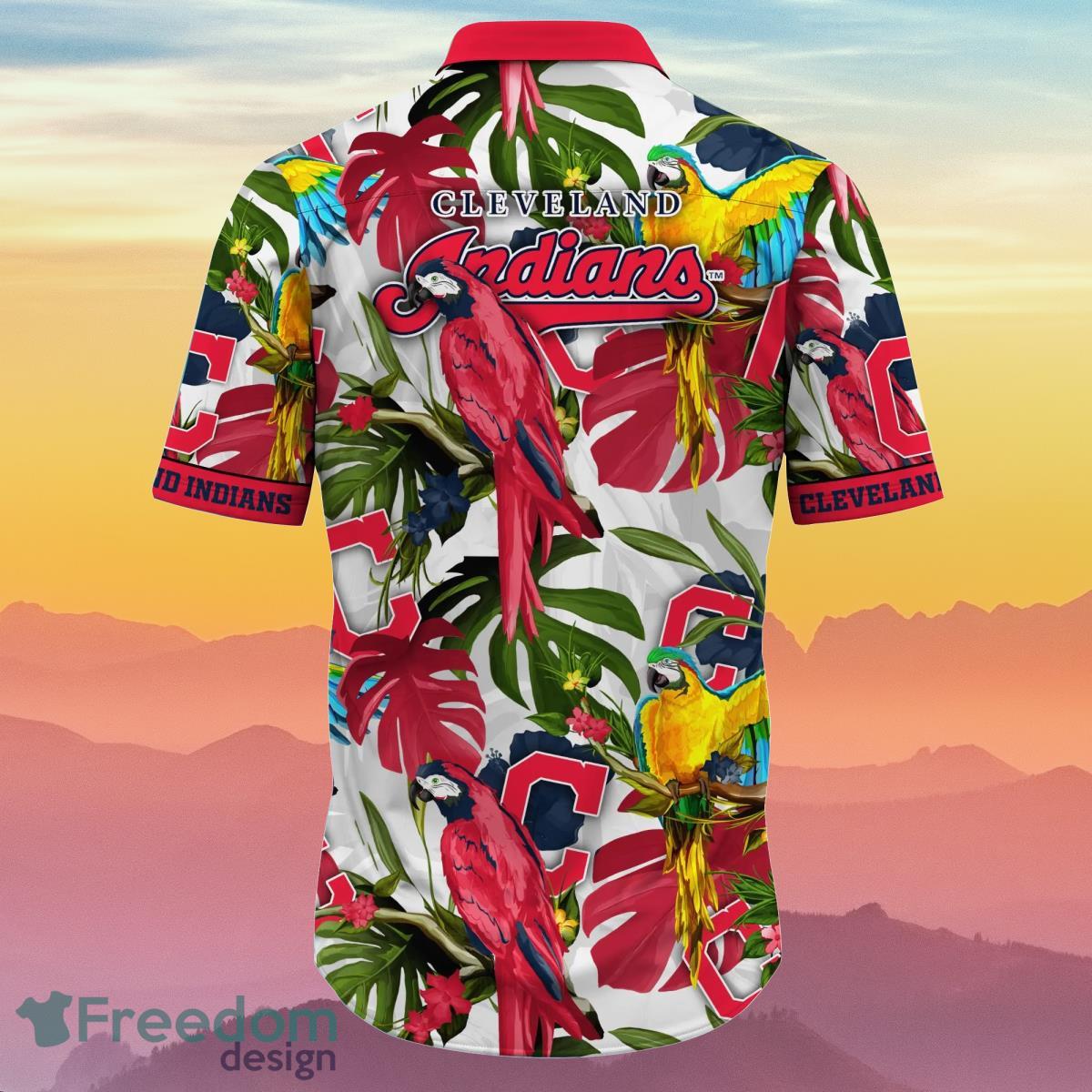 Cleveland Indians MLB Flower Hawaiian Shirt Best Gift For Men And Women Fans