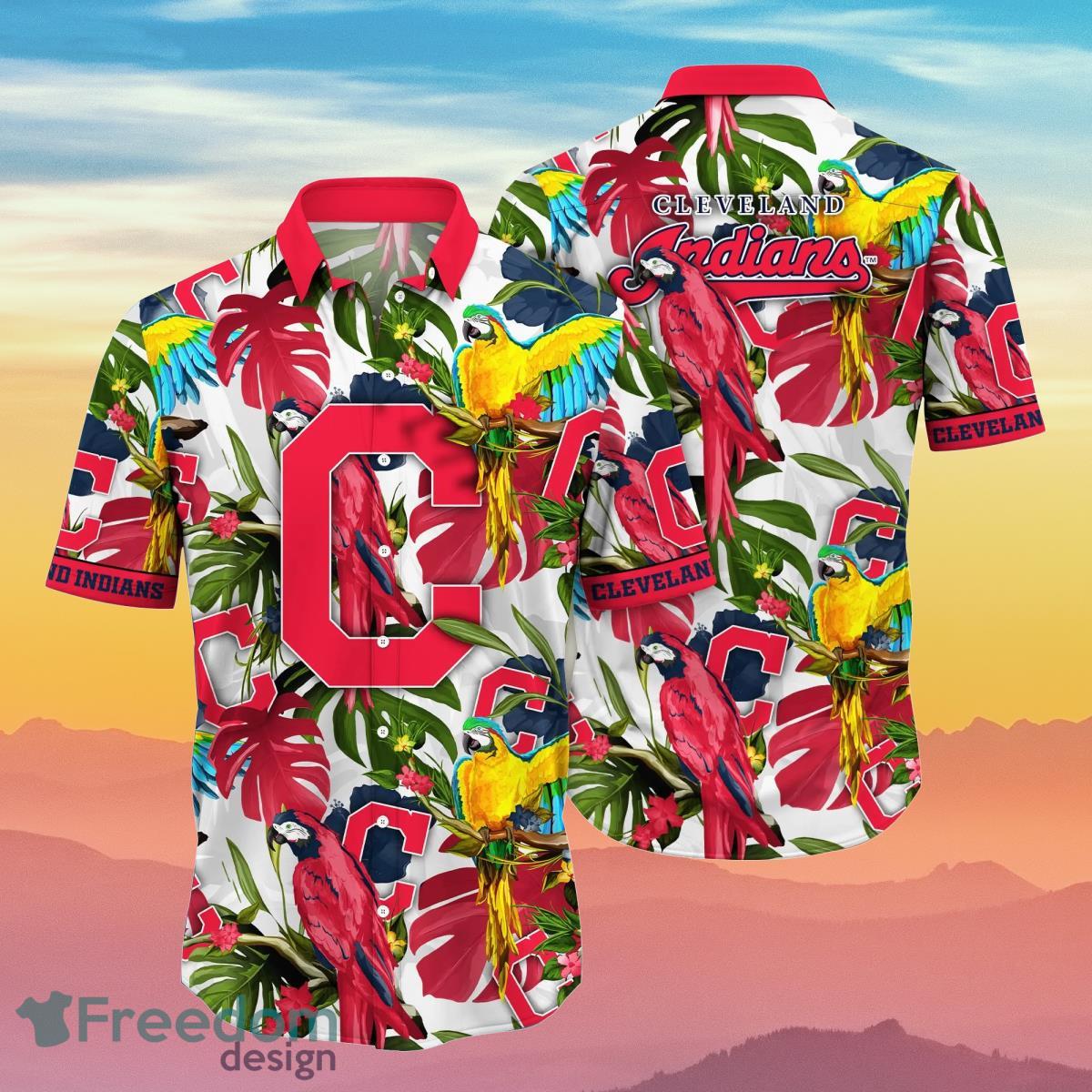 Cleveland Indians MLB Flower Hawaiian Shirt Best Gift Idea For