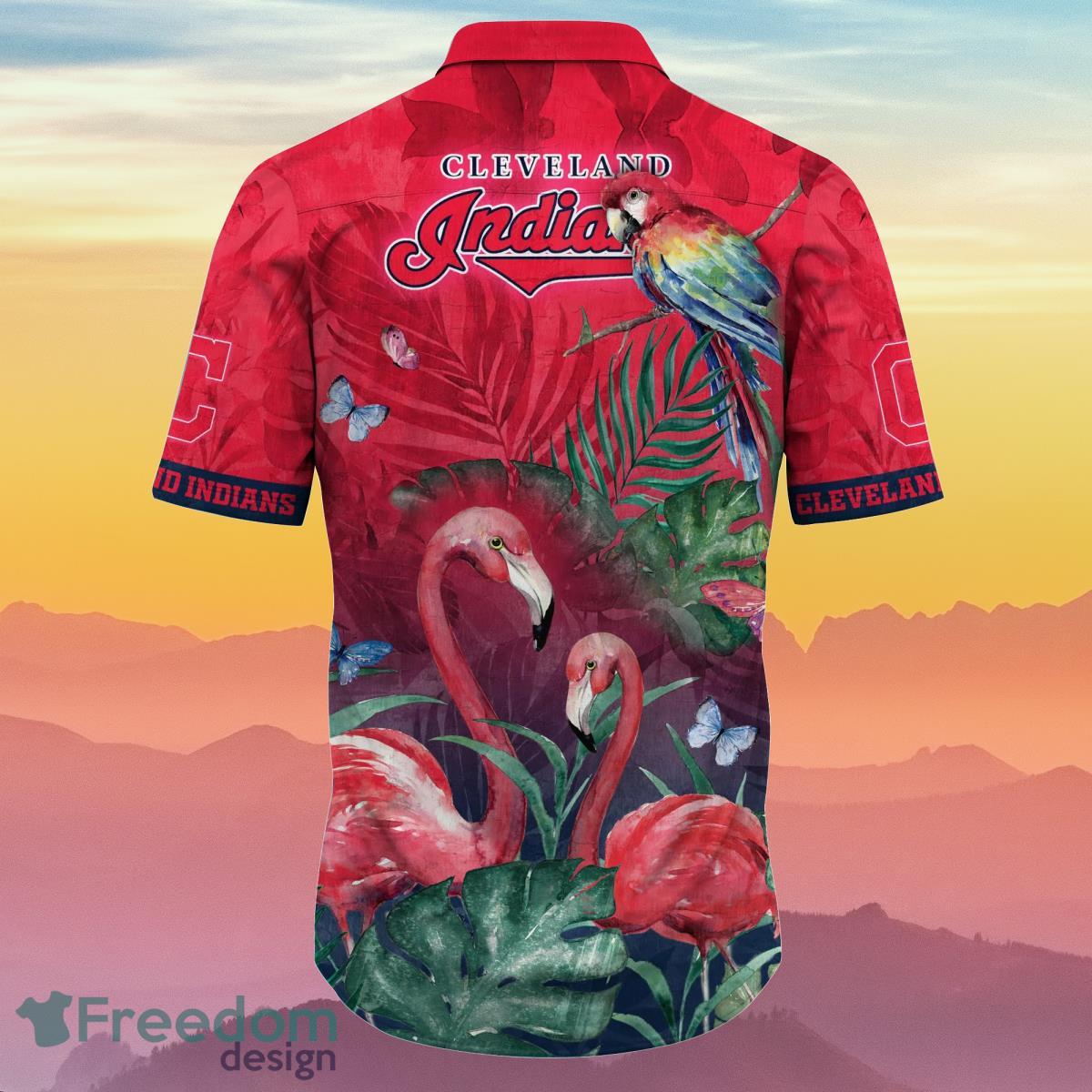 Cleveland Indians MLB Flower Hawaiian Shirt Unique Gift For Fans -  Freedomdesign