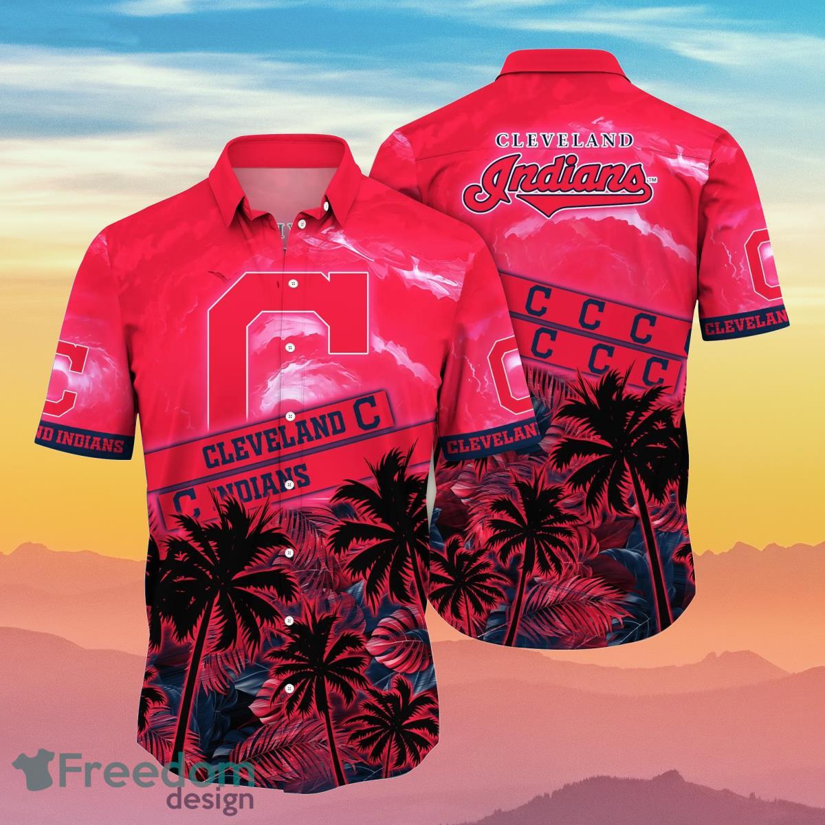 Cleveland Indians MLB Flower Hawaiian Shirt Ideal Gift For Real Fans -  Freedomdesign