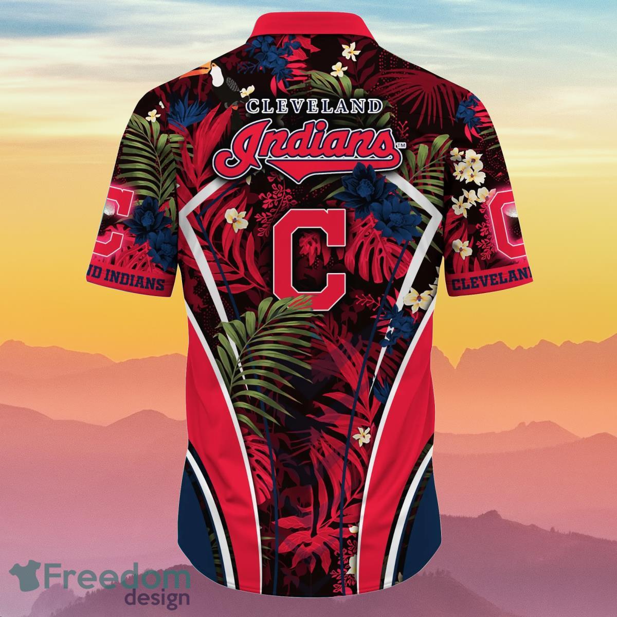 Cleveland Indians MLB Flower Hawaiian Shirt Unique Gift For Fans -  Freedomdesign