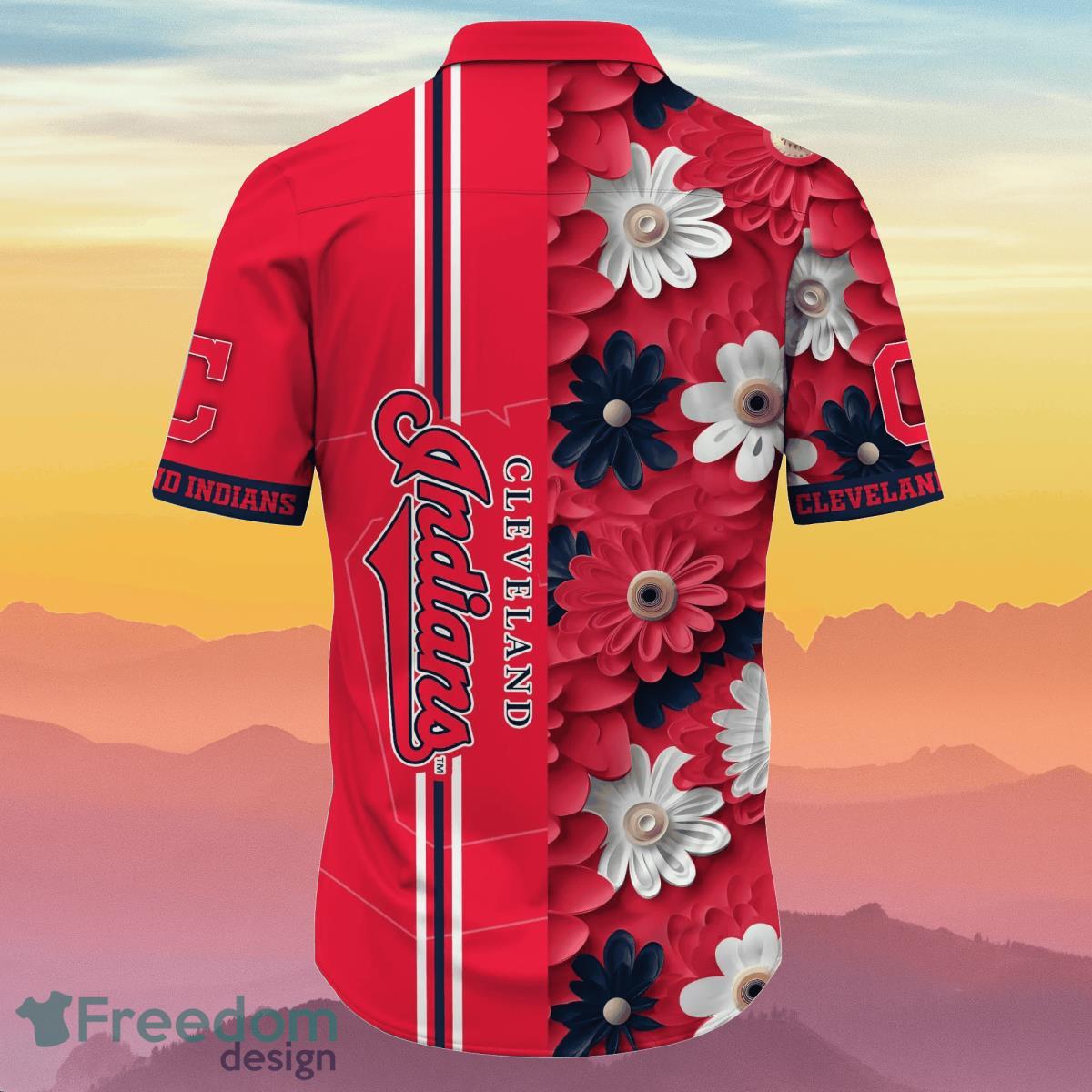 Cleveland Indians MLB-Summer Hawaiian Shirt And Shorts