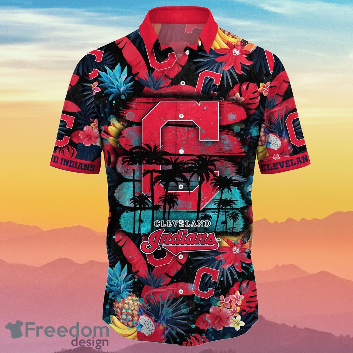 Cleveland Indians MLB Flower Hawaiian Shirt Summer Football Gift For True  Fans Product Photo 2