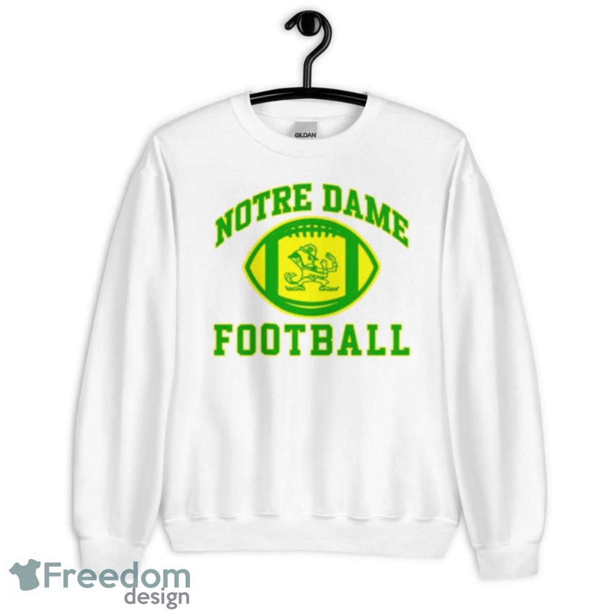 Coach Marcus Freeman Wearing Notre Dame Football Shirt - Unisex Heavy Blend Crewneck Sweatshirt