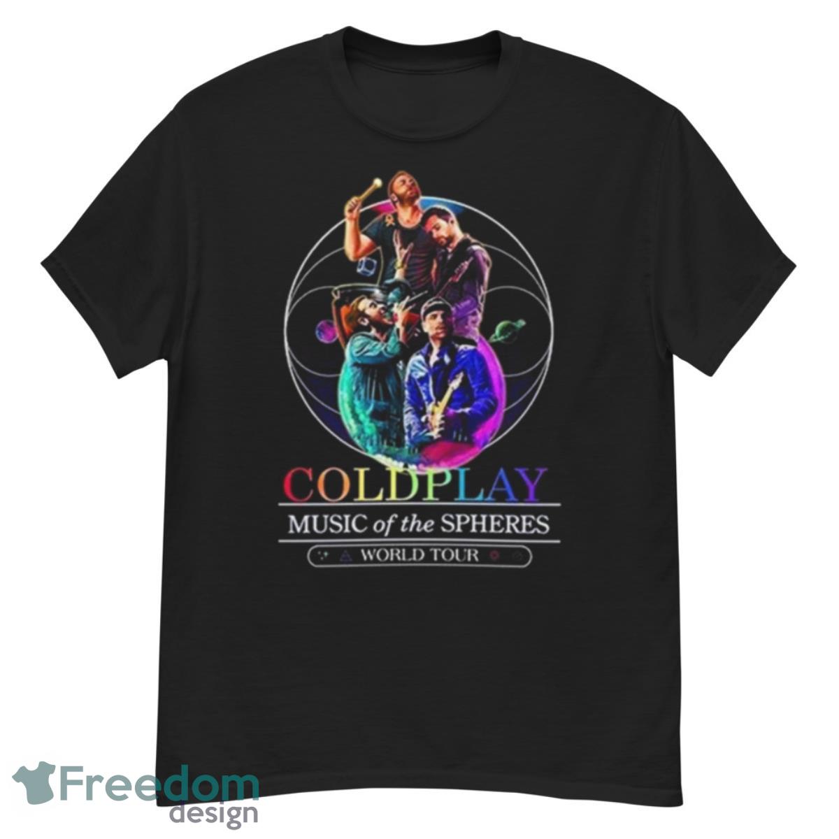 Coldplay World Tour 2023 Music Of The Spheres Band Fan Shirt - G500 Men’s Classic T-Shirt