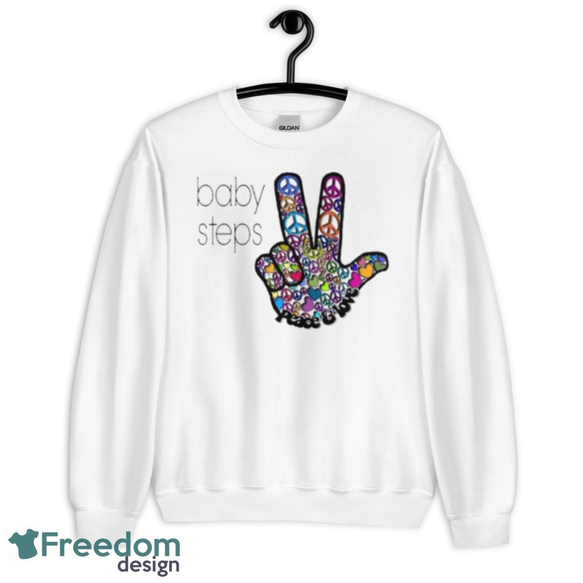 Color Hand Baby Steps Shirt - Unisex Heavy Blend Crewneck Sweatshirt