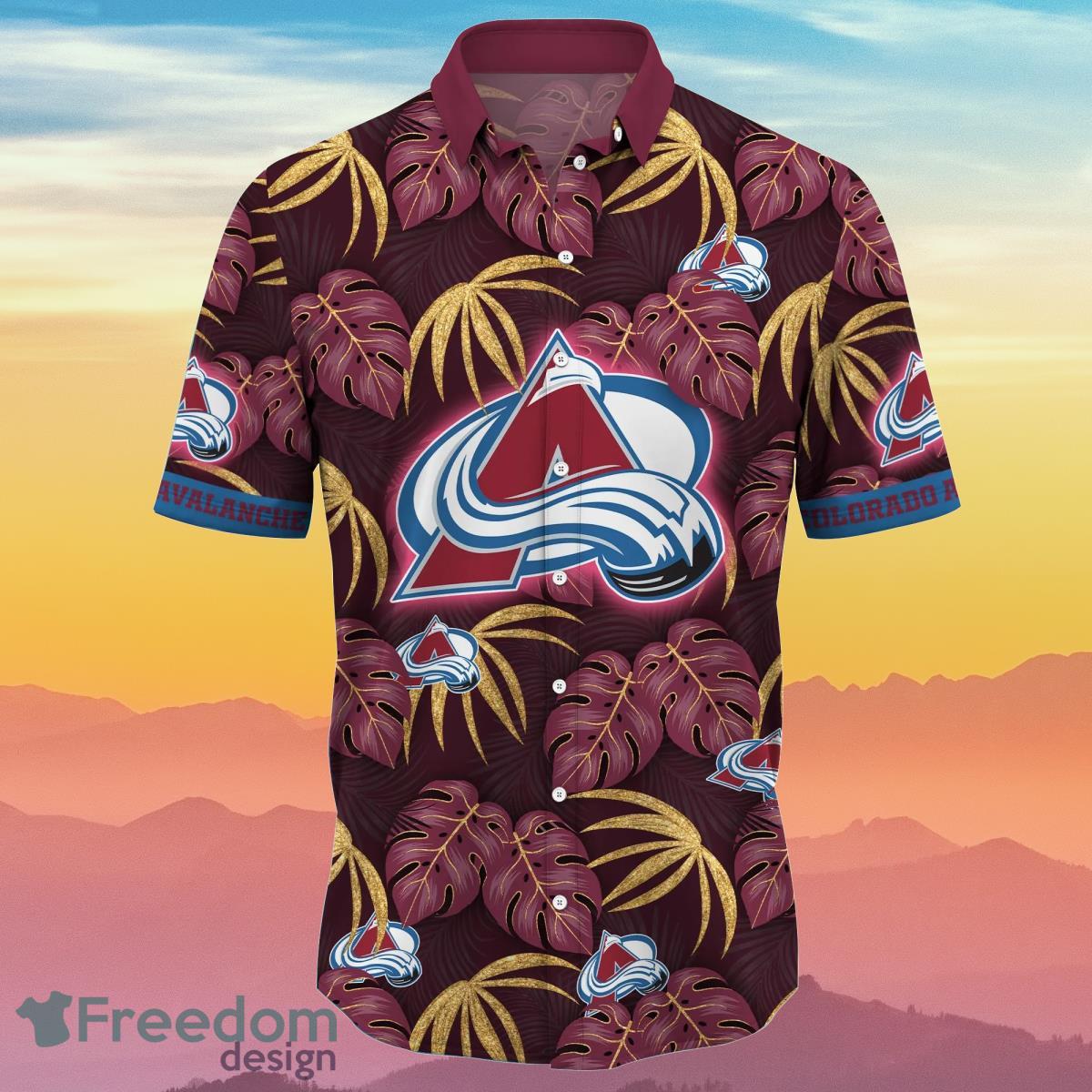 Colorado Avalanche NHL Flower Hawaiian Shirt Special Gift For Real Fans Product Photo 2