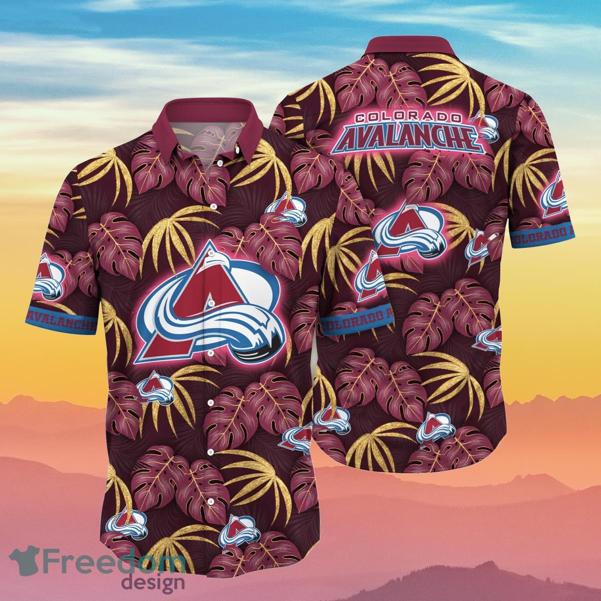 Colorado Avalanche NHL Flower Hawaiian Shirt Special Gift For Real Fans Product Photo 1