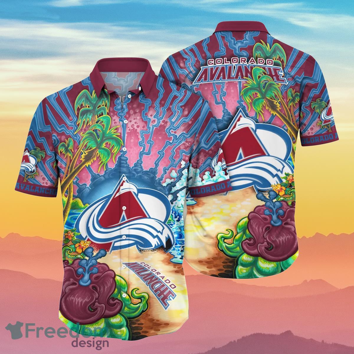 Colorado Avalanche NHL Flower Hawaiian Shirt Summer Football Best Idea For Real Fans Product Photo 1