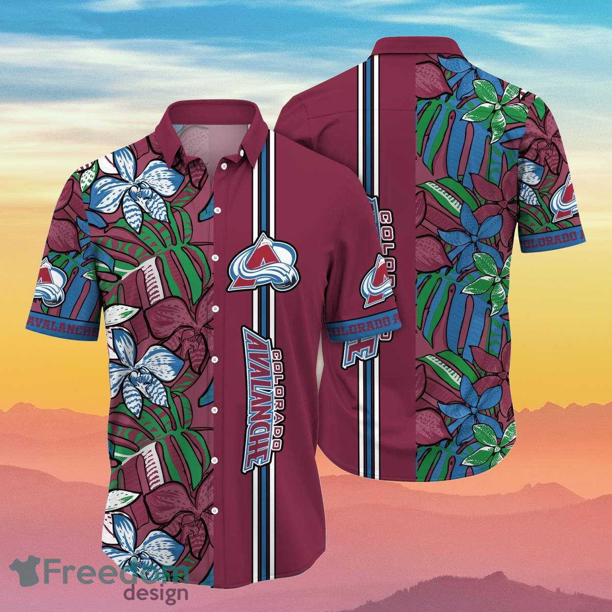 Fanmade Colorado Avalanche Hawaiian Shirt - Thoughtful Personalized Gift  For The Whole Family
