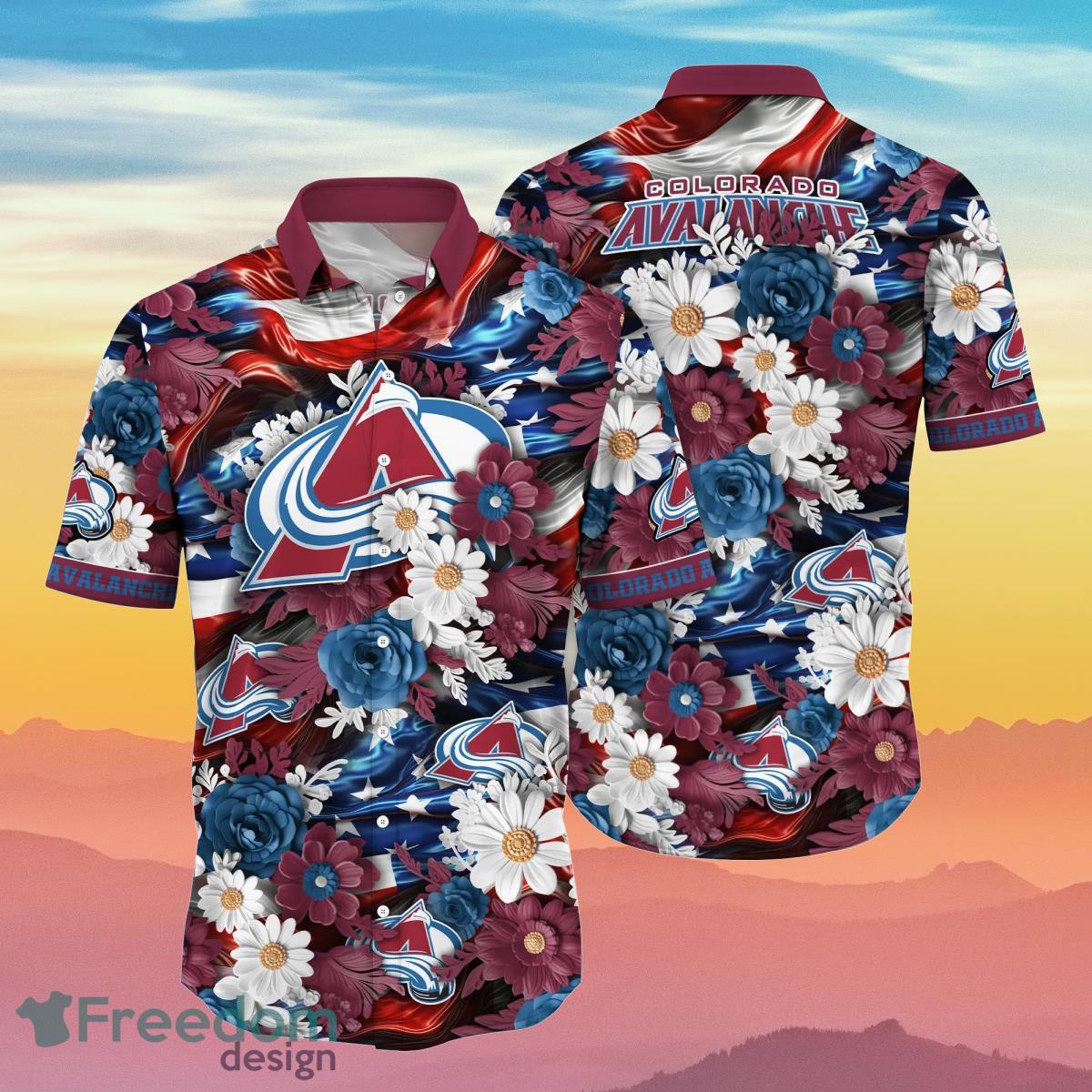 MLB Cleveland Indians Hawaiian Shirt Ocean Hibiscus Custom Name For Fans  Gift - Banantees