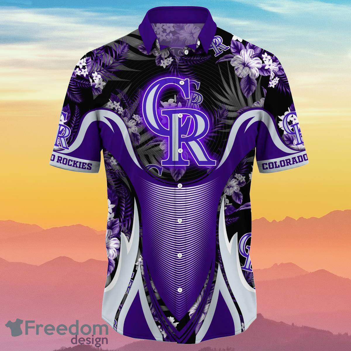 Colorado Rockies MLB Flower Hawaiian Shirt Best Gift For Men And Women Fans  - Freedomdesign