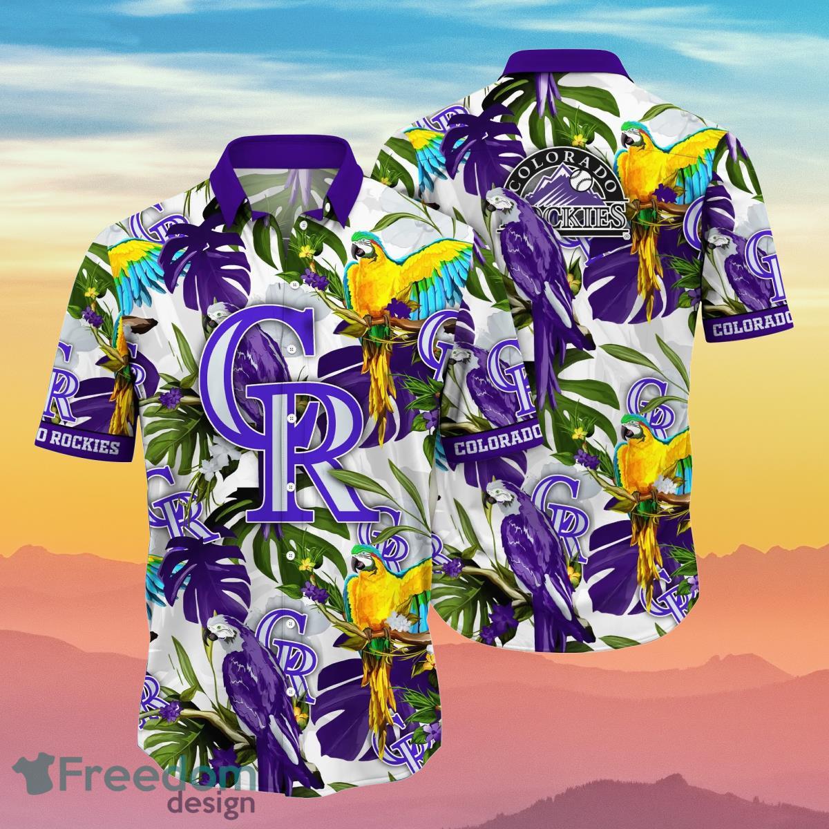 Colorado Rockies MLB Flower Hawaiian Shirt Special Gift For Real