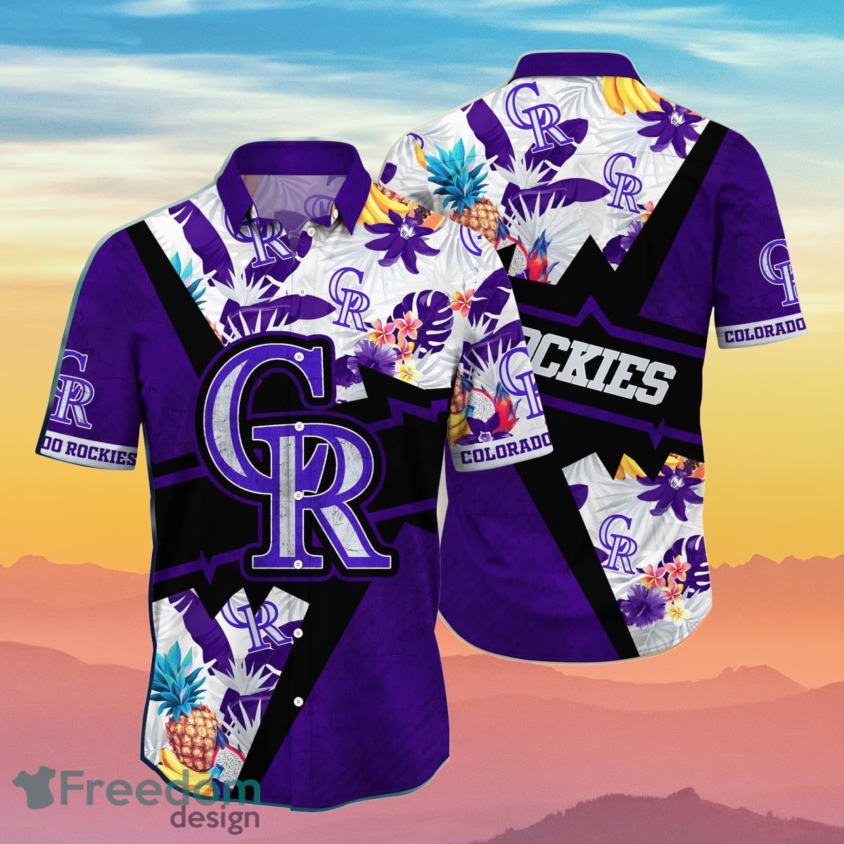 Colorado Rockies MLB Flower Hawaiian Shirt Special Gift For Men And Women Fans Product Photo 1