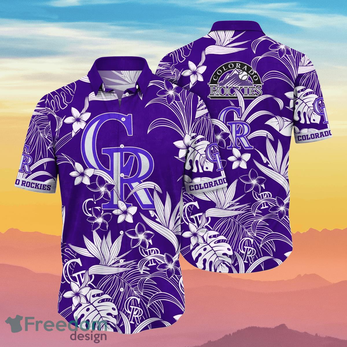 Colorado Rockies MLB Sport Fans Tropical Hawaiian Shirt Summer Gift