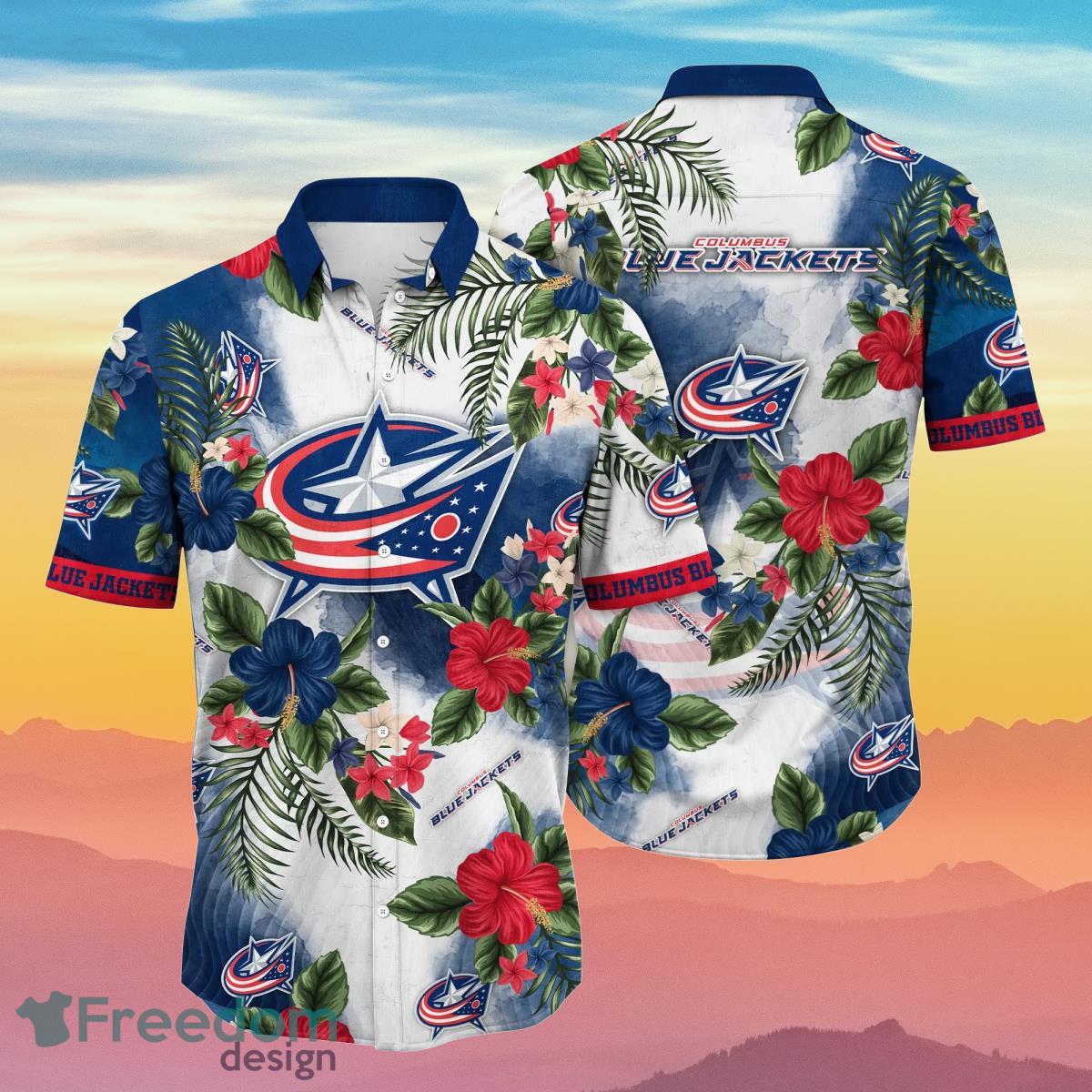 Columbus Blue Jackets NHL Flower Hawaiian Shirt Summer Football Gift For  Real Fans - Freedomdesign