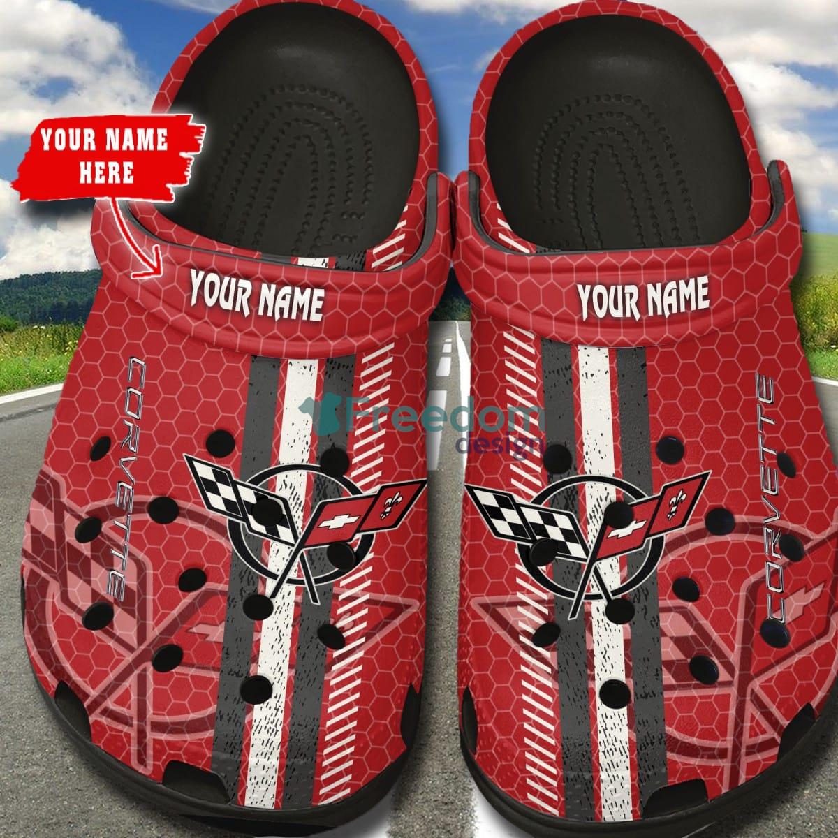 Corvette C5 W Car And Motorcycles Logo Clog Shoes Custom Name - Corvette C5 _2