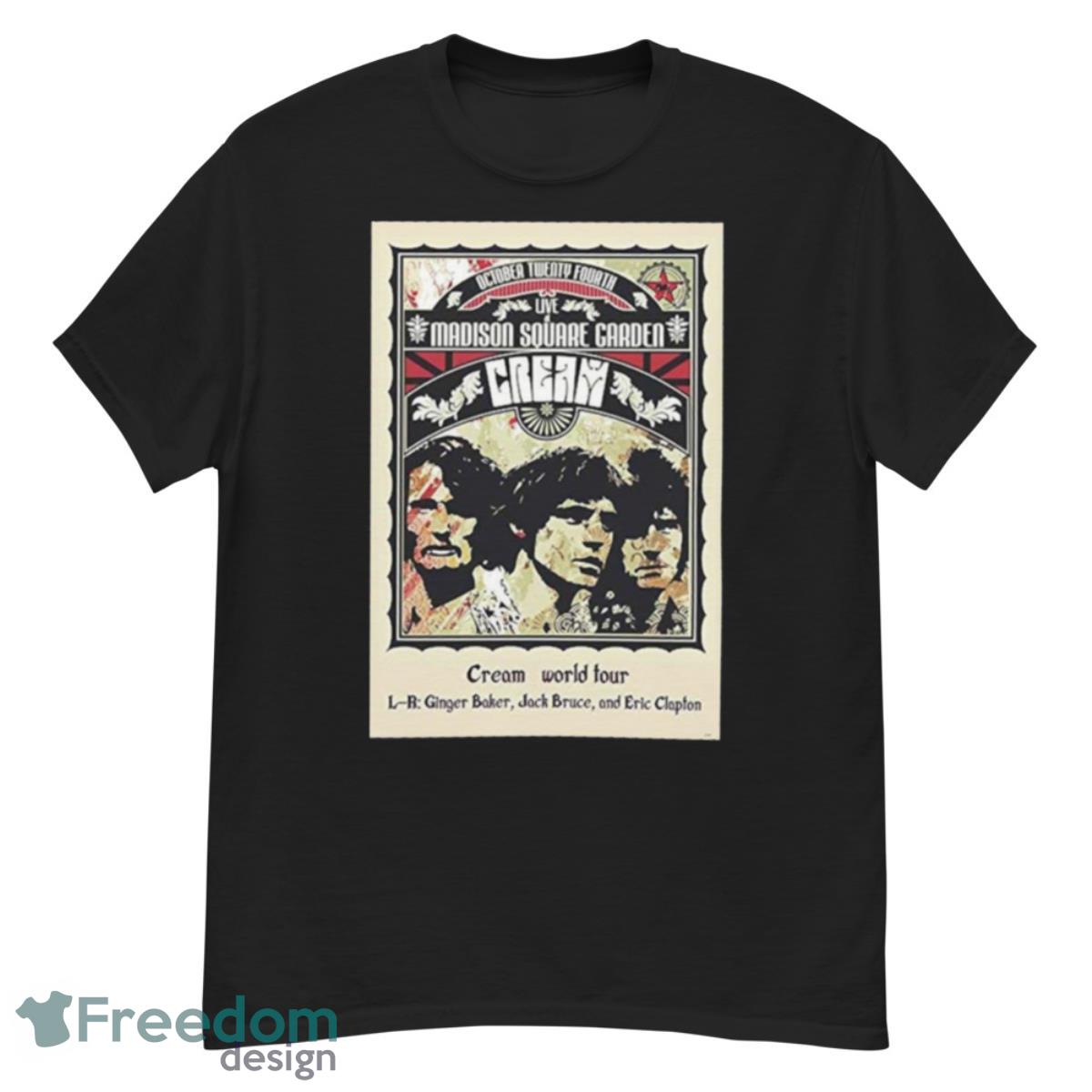 Cream Vintage Concert Poster Creedence Clearwater Revival Ccr Rock Music Shirt - G500 Men’s Classic T-Shirt