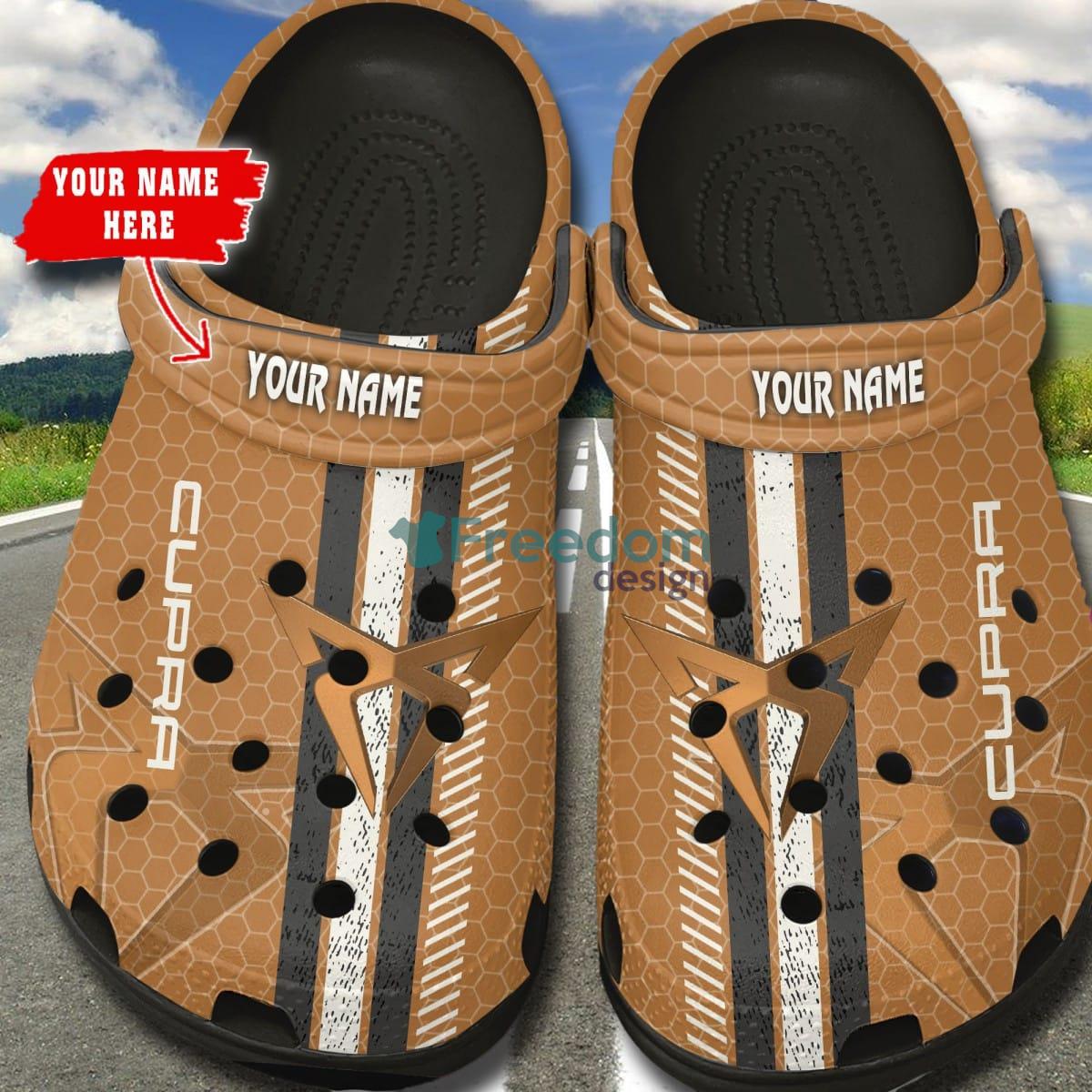 Cupra W Car And Motorcycles Logo Clog Shoes Custom Name - Cupra _2
