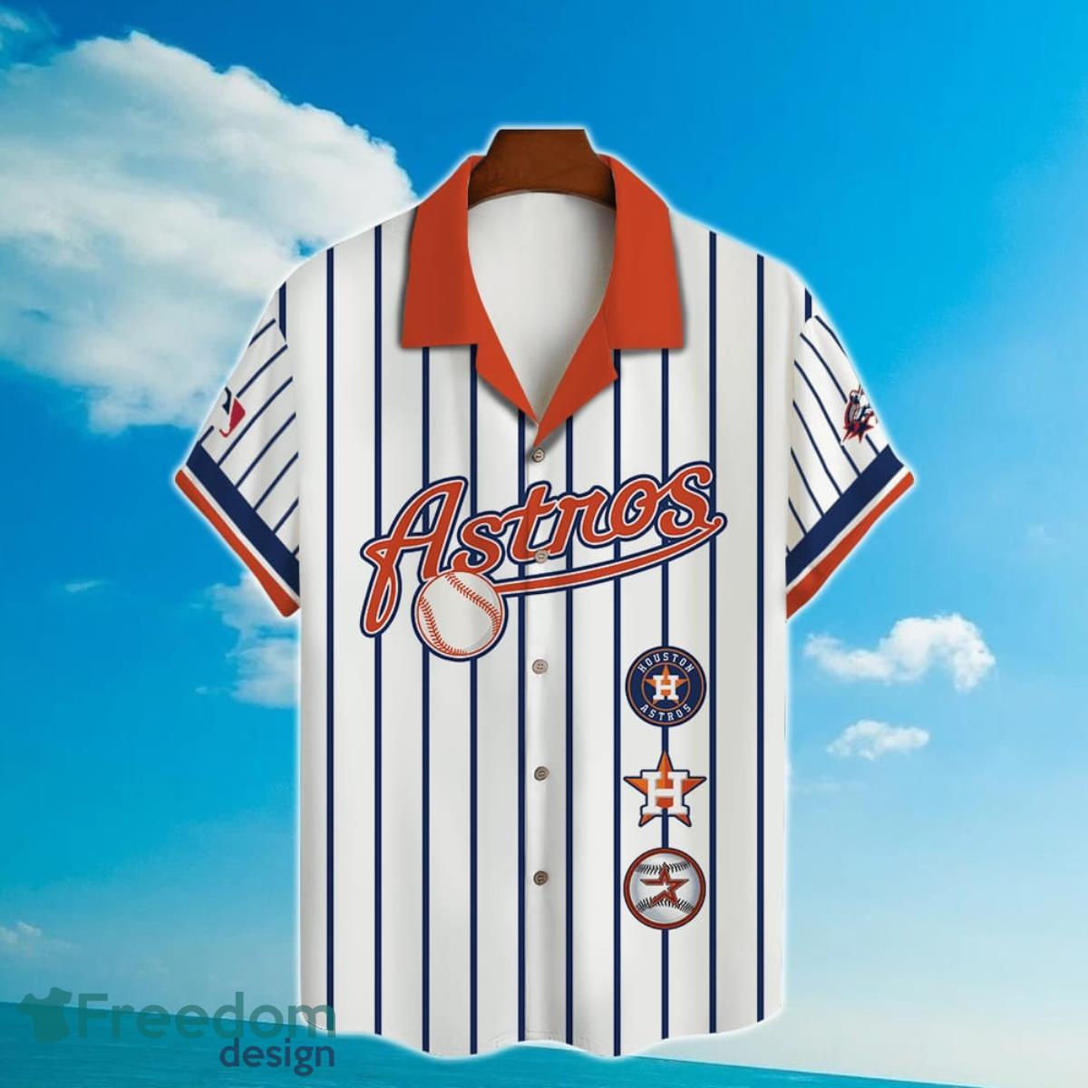 Custom Name And Number Houston Astros Baseball Cool Hawaiian Shirt