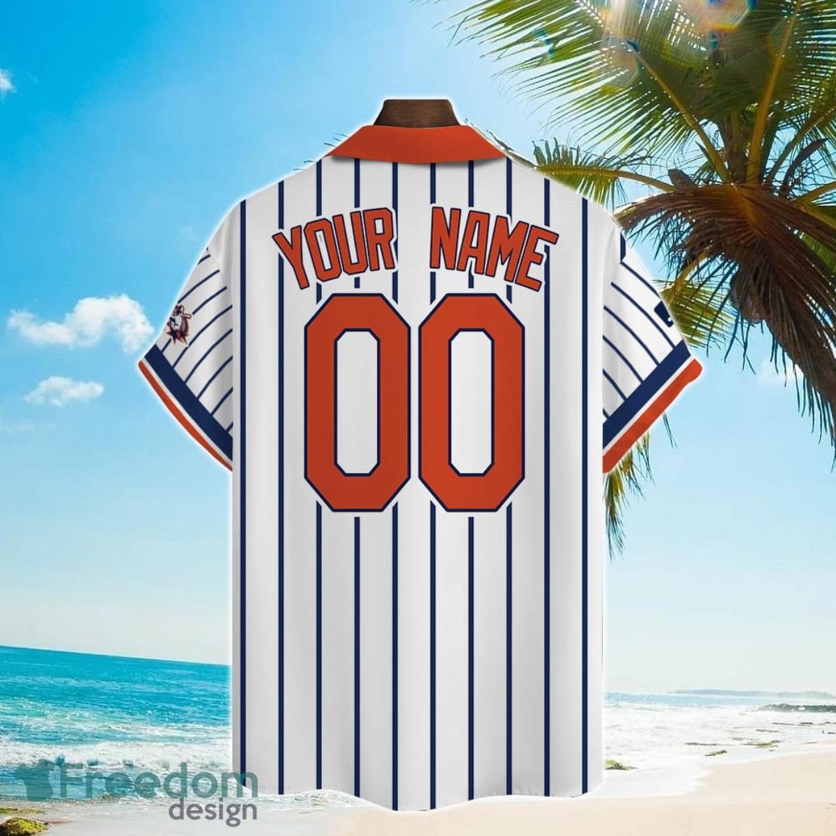 Custom Name And Number New York Mets Baseball Cool Hawaiian Shirt -  Freedomdesign