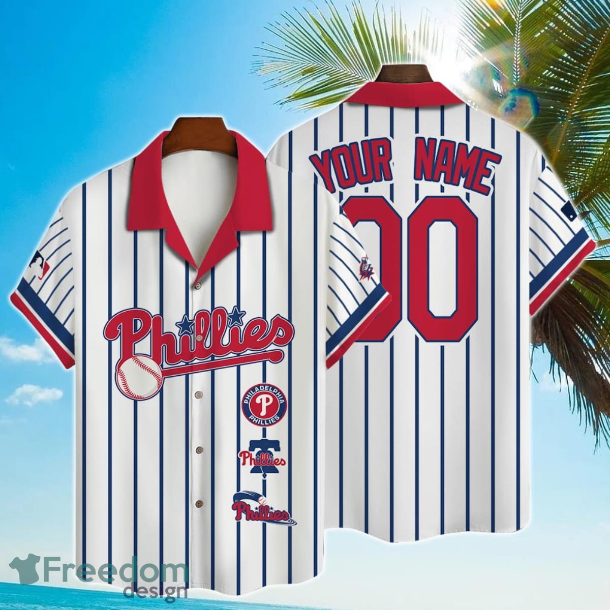 Philadelphia Phillies MLB Hawaiian Shirt Custom Sun Showers Aloha Shirt -  Trendy Aloha