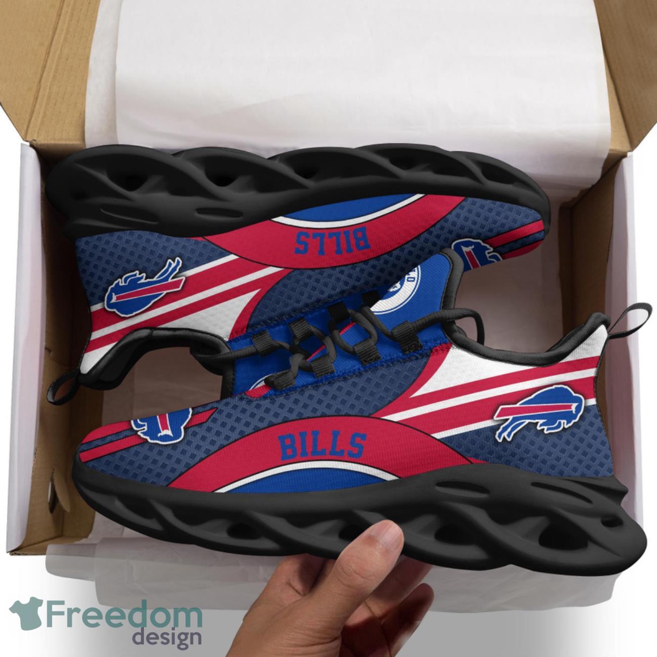 Custom Name Buffalo Bills NFL Max Soul Shoes For Men Women Product Photo 1