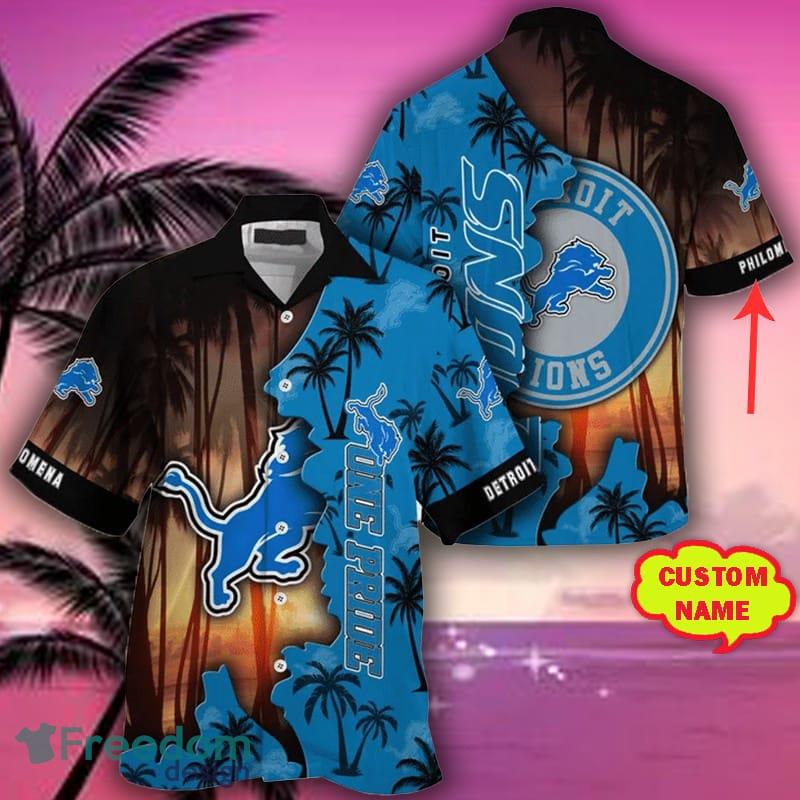 Detroit Lions NFL Custom Name Hawaiian Shirt For Men And Women Unique Gift  For True Fans - Freedomdesign