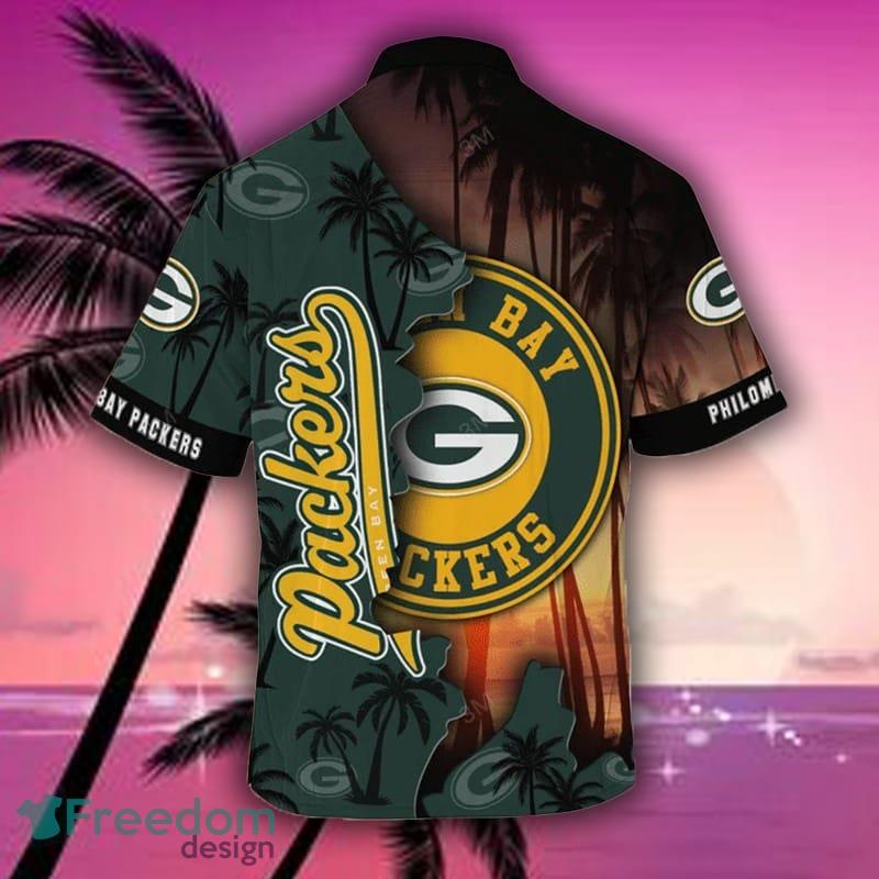 Green Bay Packers Custom Name Hawaiian Shirt