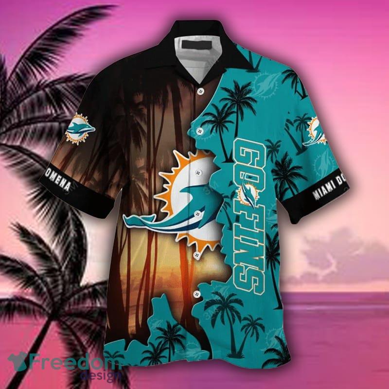 Miami Dolphins Hawaiian Shirt Dolphins Under The Sea Custom Hawaiian Shirts  - Upfamilie Gifts Store