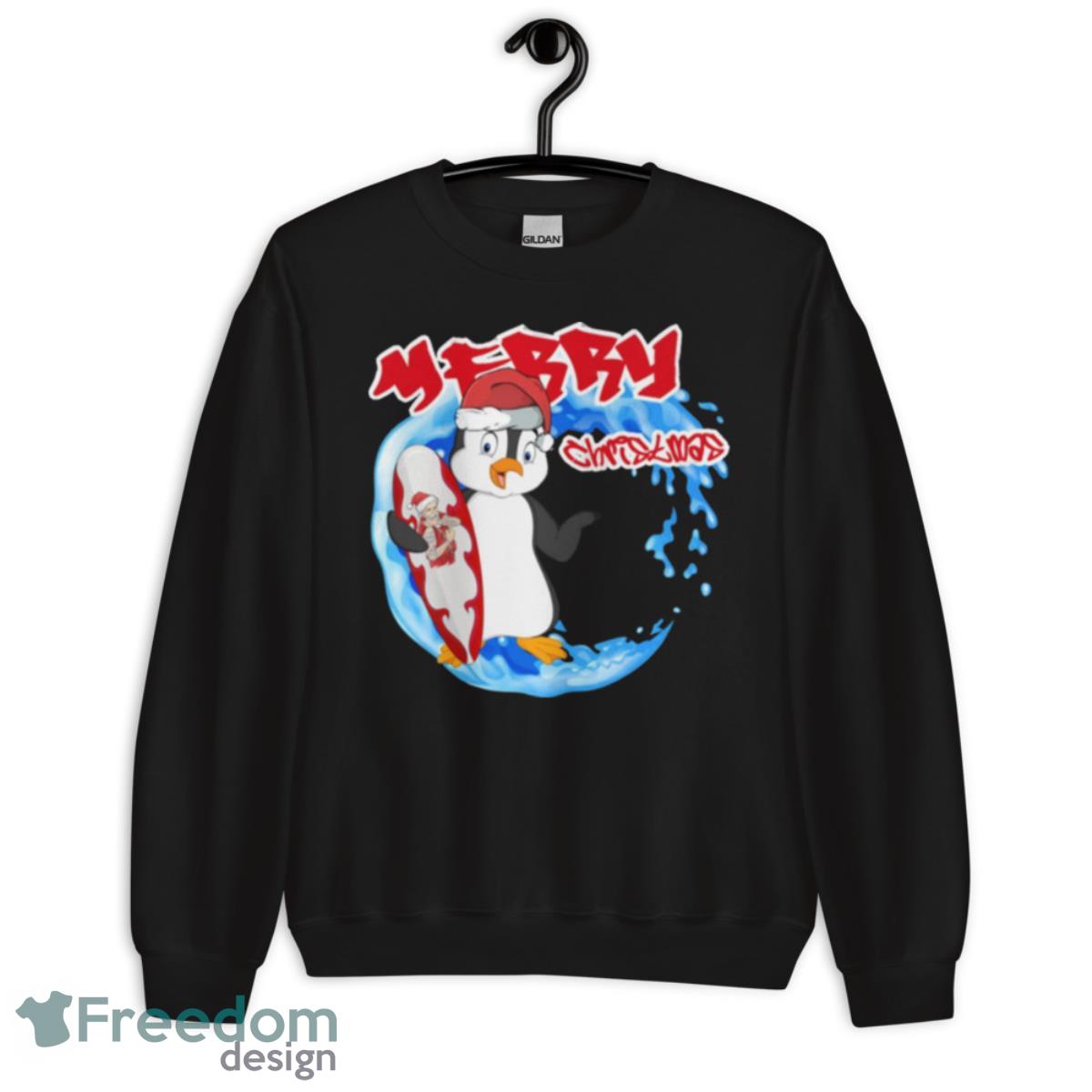 Cute Christmas Penguins Shirt - Unisex Crewneck Sweatshirt Cute Christmas Penguins Shirt - Unisex Crewneck Sweatshirt
