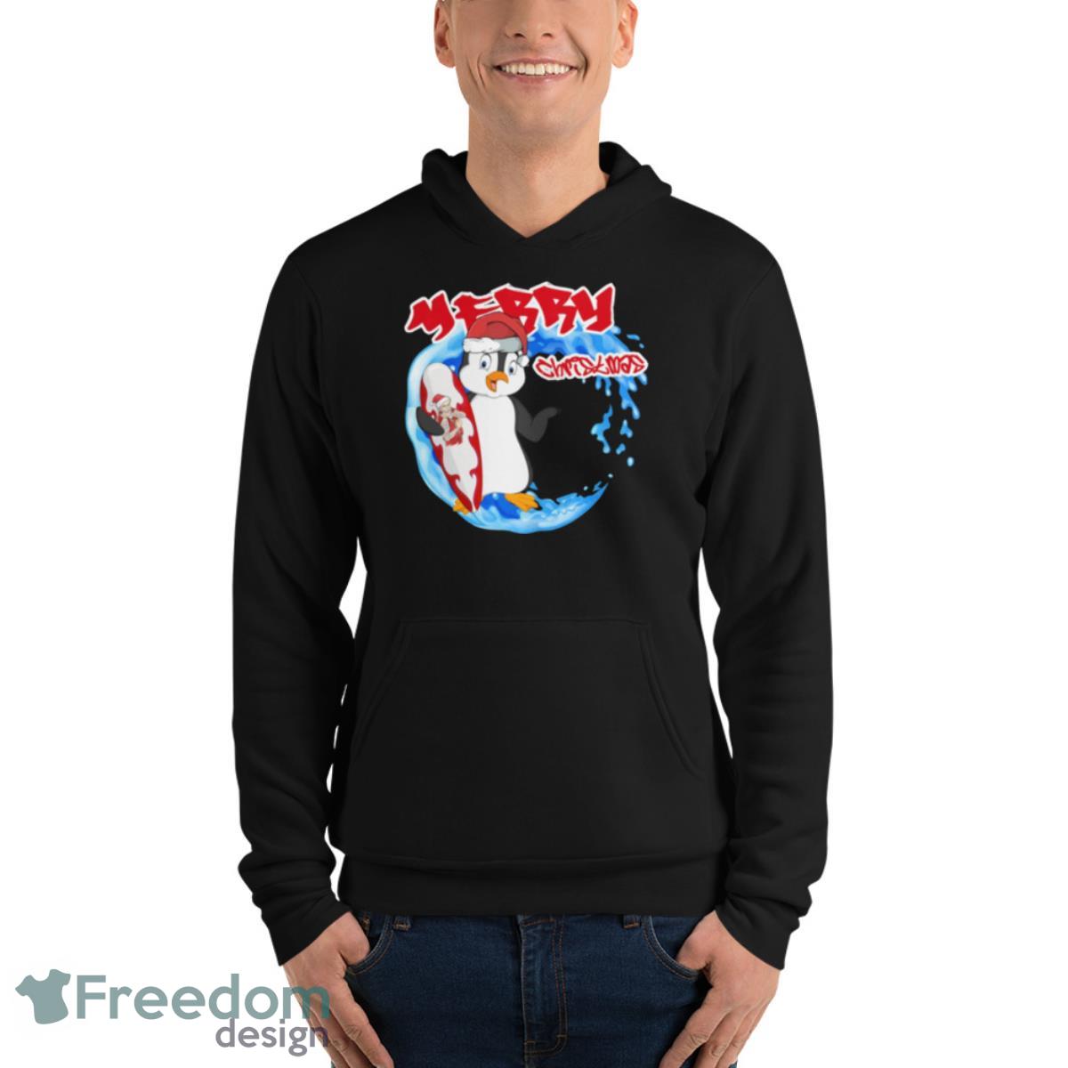 Cute Christmas Penguins Shirt - Unisex Fleece Pullover Hoodie Cute Christmas Penguins Shirt - Unisex Fleece Pullover Hoodie
