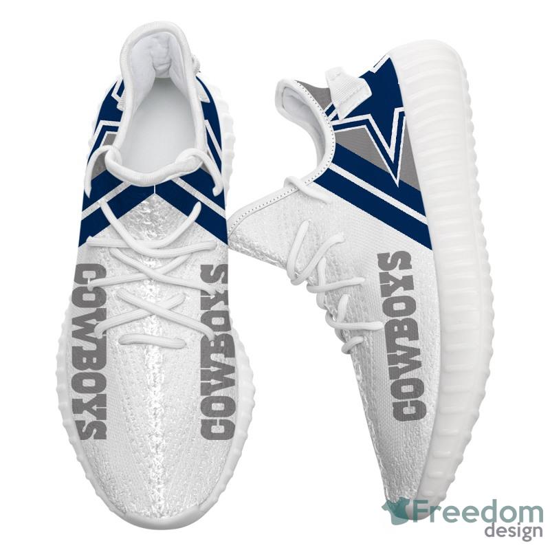 Dallas Cowboys Fashion Cool Sports Running Sneakers Yeezy Shoes -  Freedomdesign