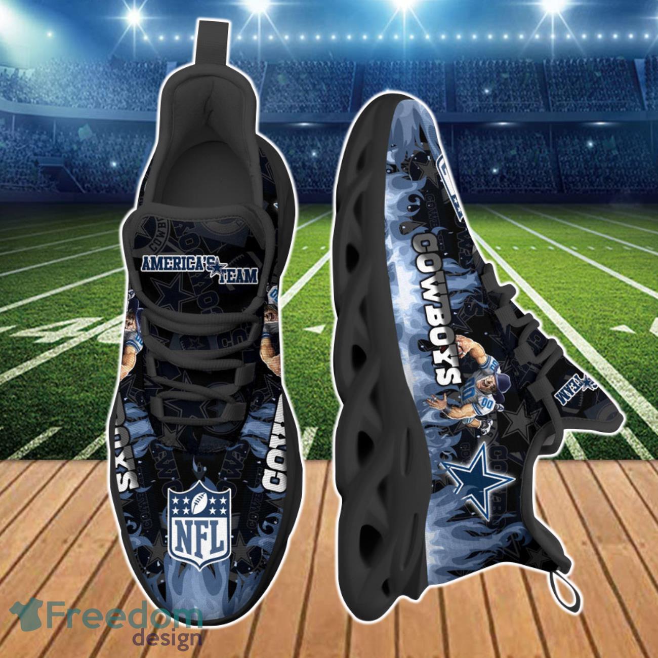 Dallas Cowboys Shoes + Socks