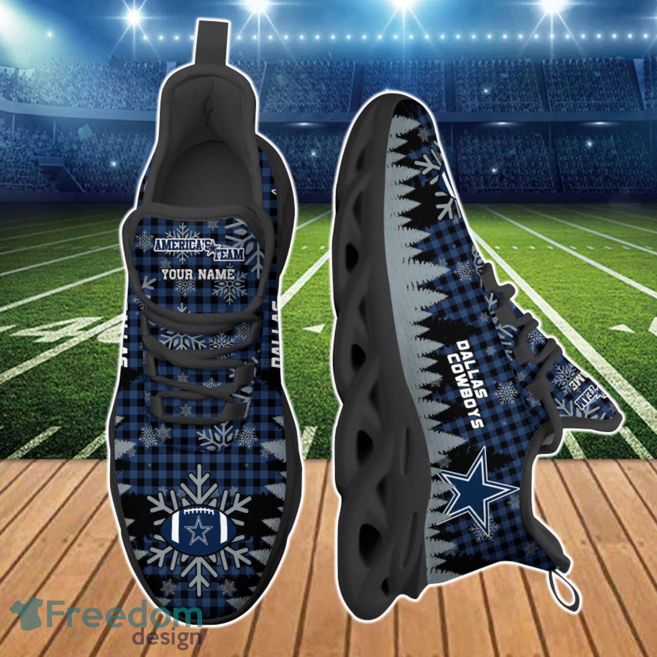 Dallas Cowboys NFL Clunky Max Soul Shoes Custom Best Gift For Men And Women Fans Product Photo 2