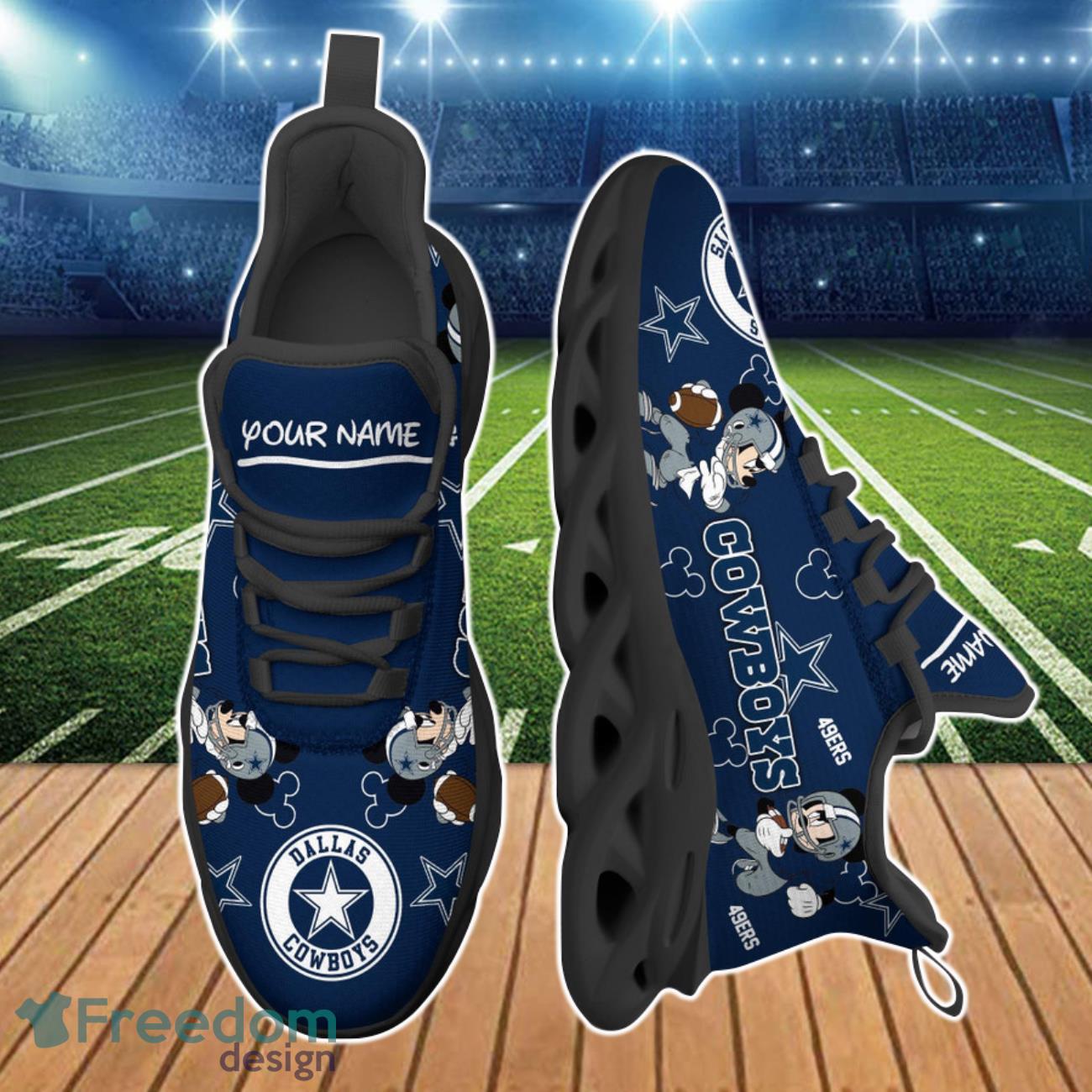 Dallas Cowboys NFL Clunky Max Soul Shoes Custom Best Gift For Real Fans Product Photo 2