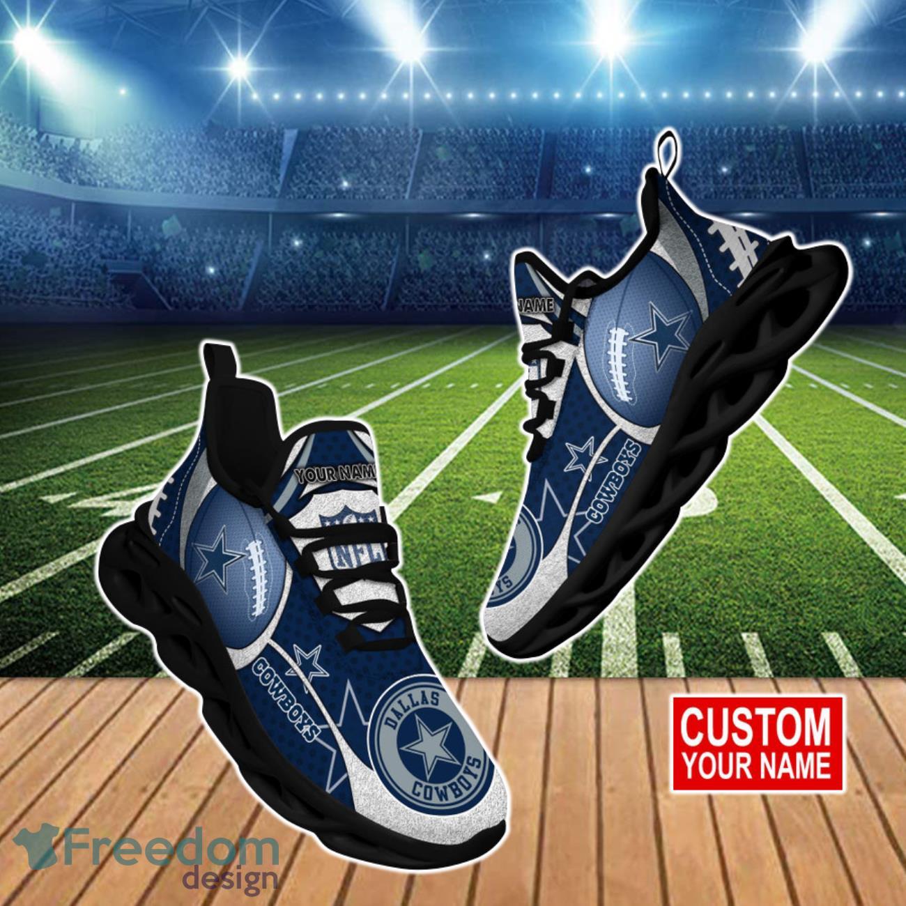 Dallas Cowboys NFL Clunky Max Soul Shoes Custom Special Gift For Fans Product Photo 1