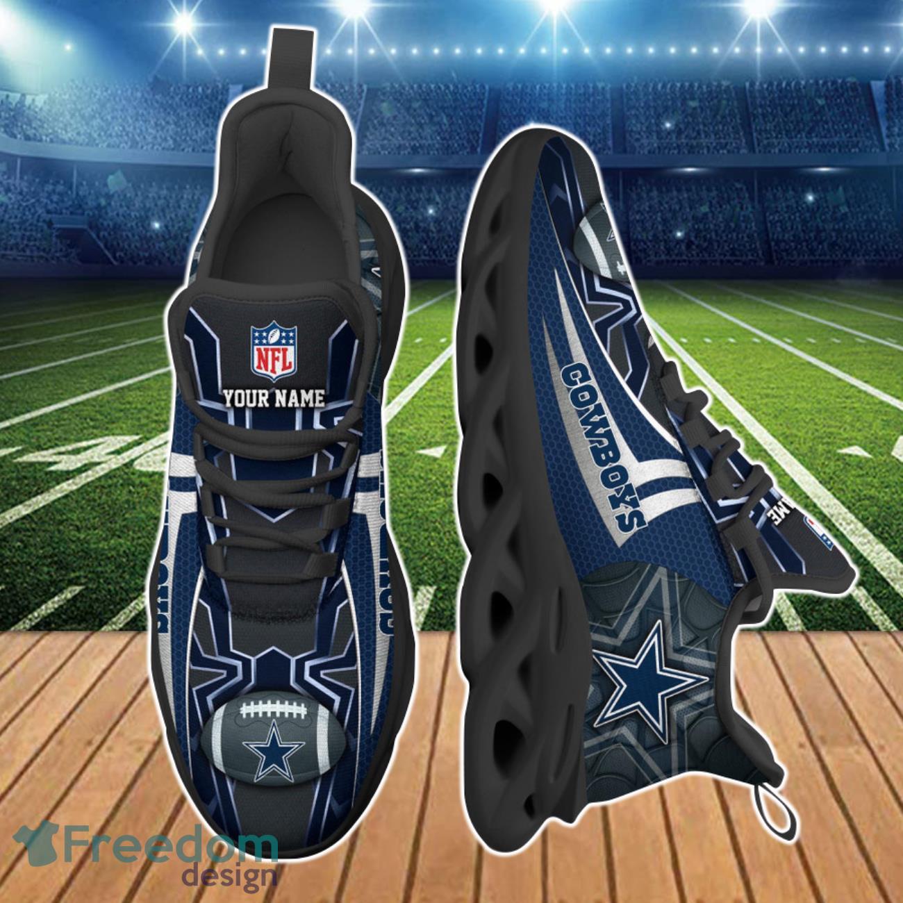 Dallas Cowboys NFL Clunky Max Soul Shoes Custom Special Gift For Real Fans Product Photo 2