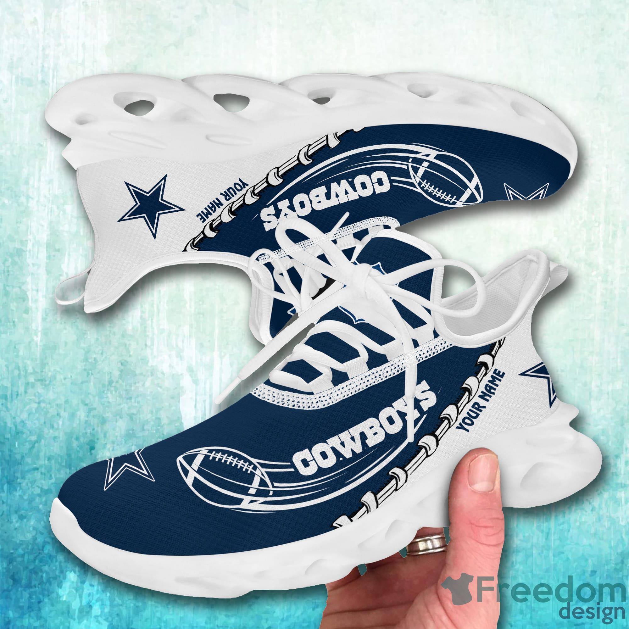 NFL Dallas Cowboys Logo Sneakers Max Soul Shoes For Men And Women -  Freedomdesign