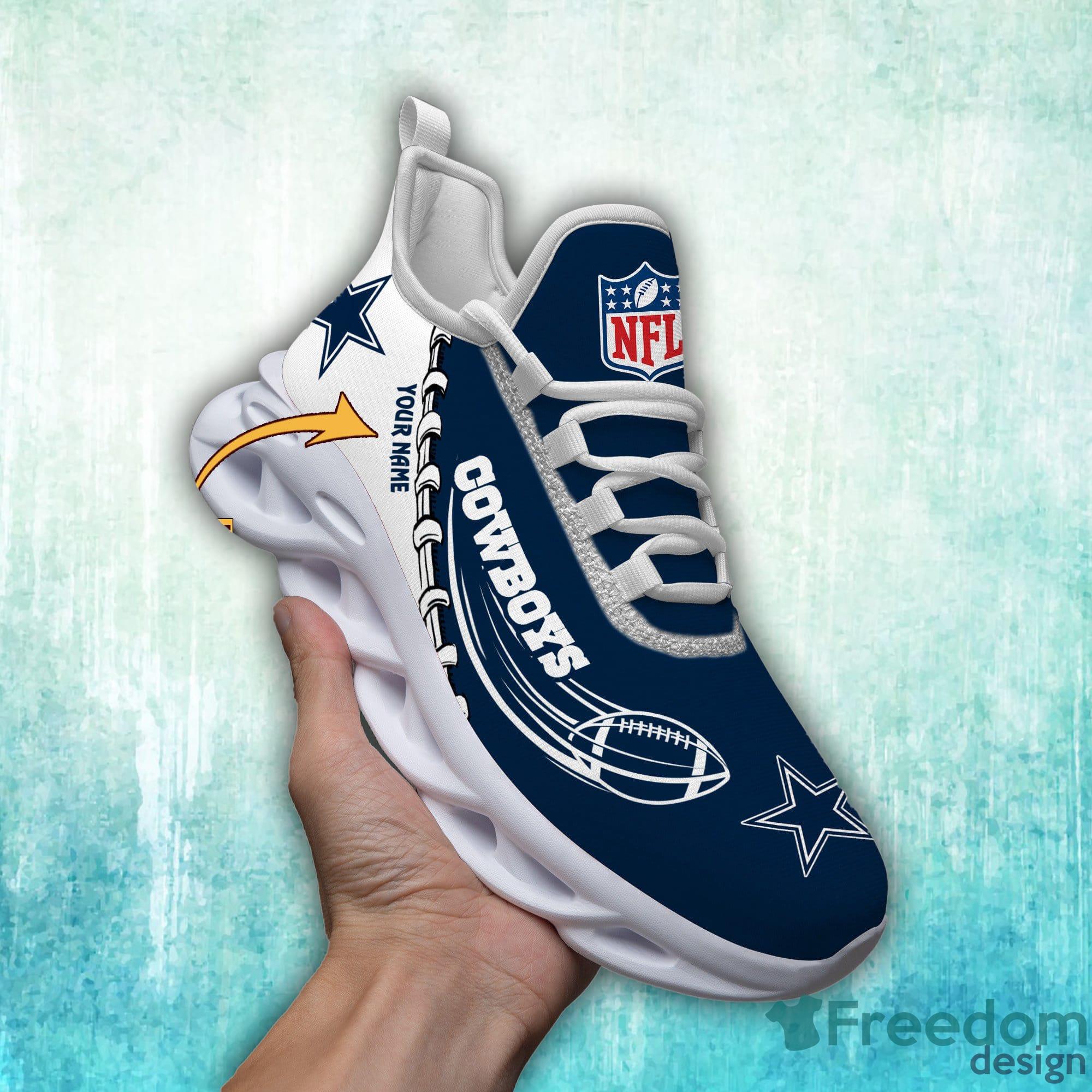 Personalized Dallas Cowboys Custom Name All Over Print Sneakers Max Soul  Shoes For Men And Women - Freedomdesign