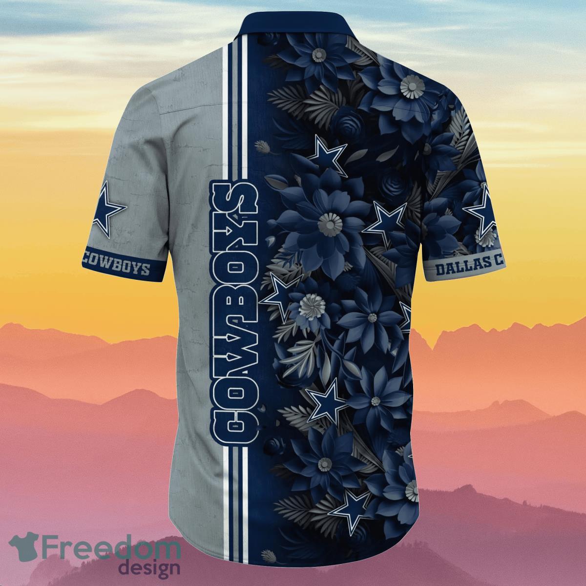 Dallas Cowboys NFL Flower Hawaiian Shirt Best Gift Idea For Fans