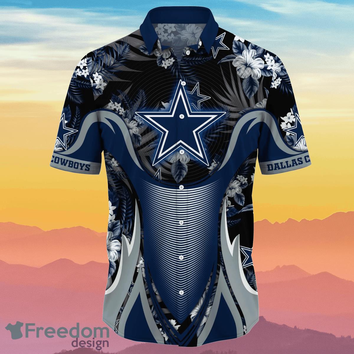 Dallas Cowboys NFL Flower Hawaiian Shirt Best Gift For Men And Women Fans Product Photo 2